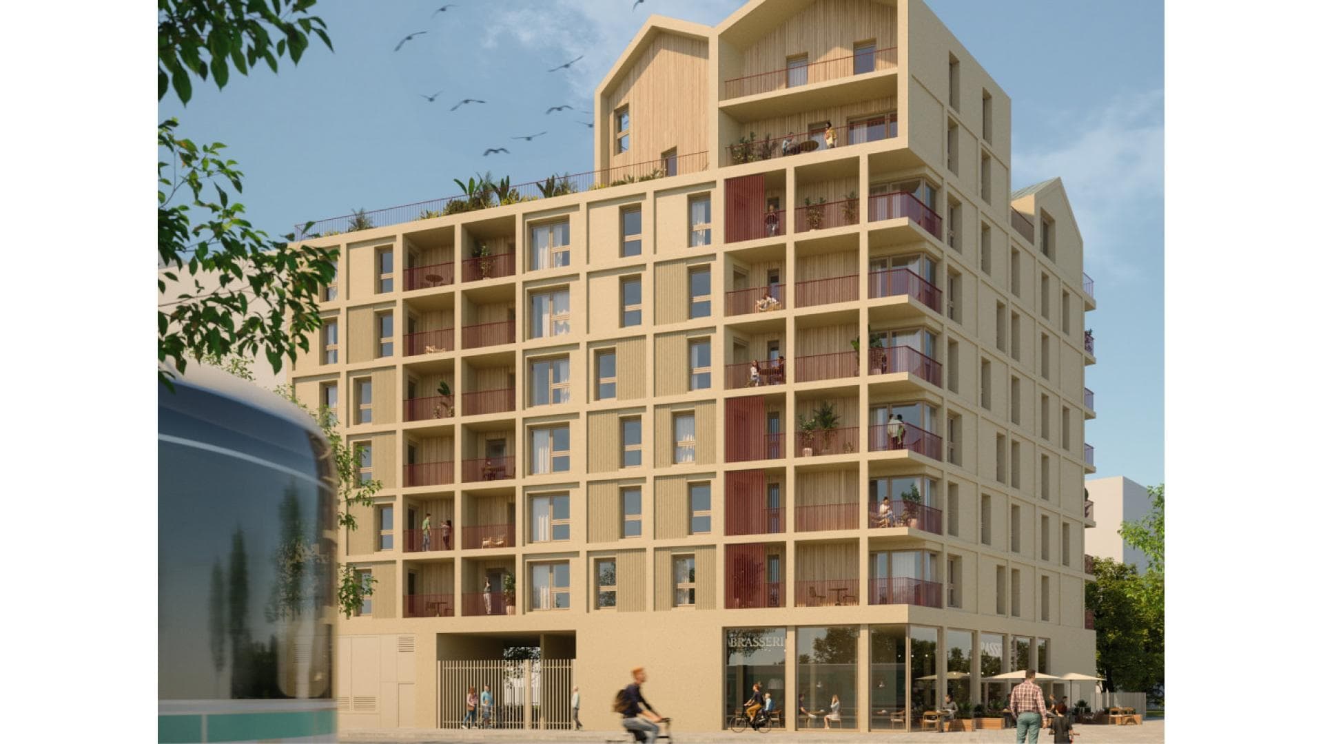 Gennevilliers — Située à Gennevilliers, cette résidence s’implante dans un quartier en pleine transformation, face a... - photo 5