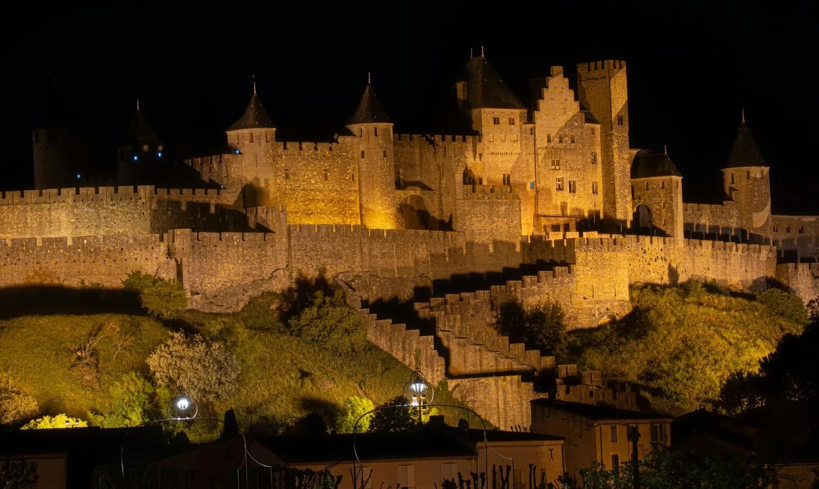 Vue panoramique de Besancon avec la Citadelle Vauban et le Doubs