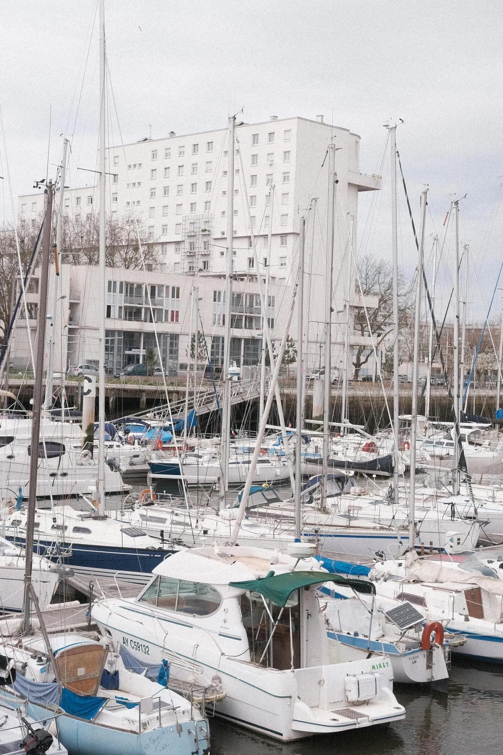 Vue du port de Lorient et de la rade dans le Morbihan