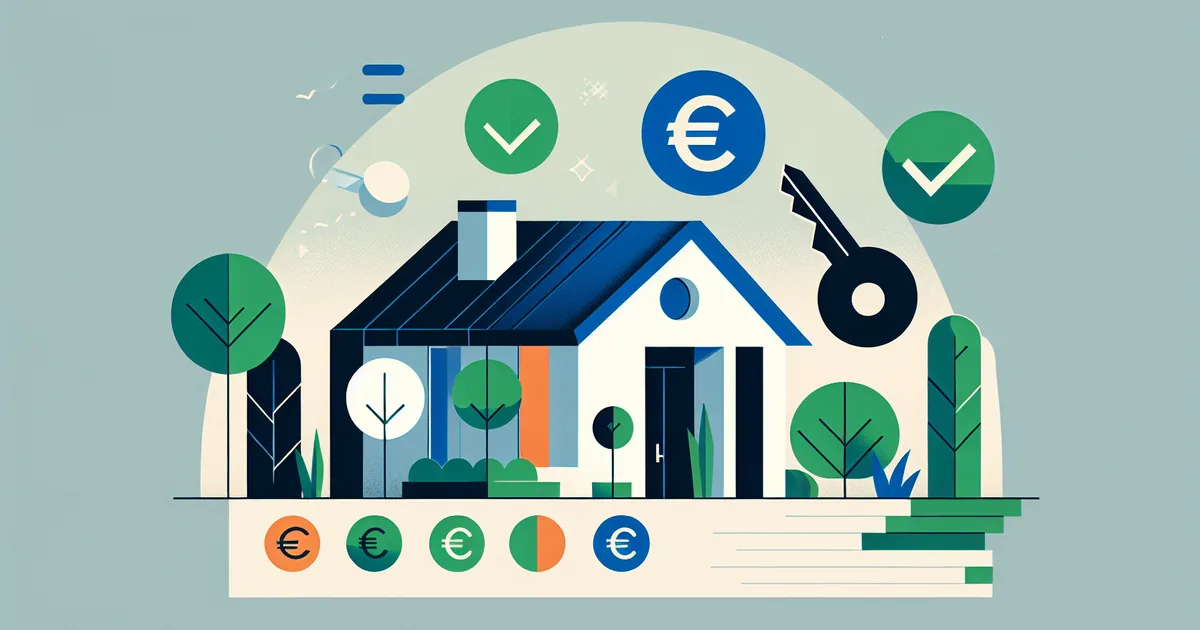 Couple de primo-accédants devant une maison individuelle neuve financée par le PTZ 2026