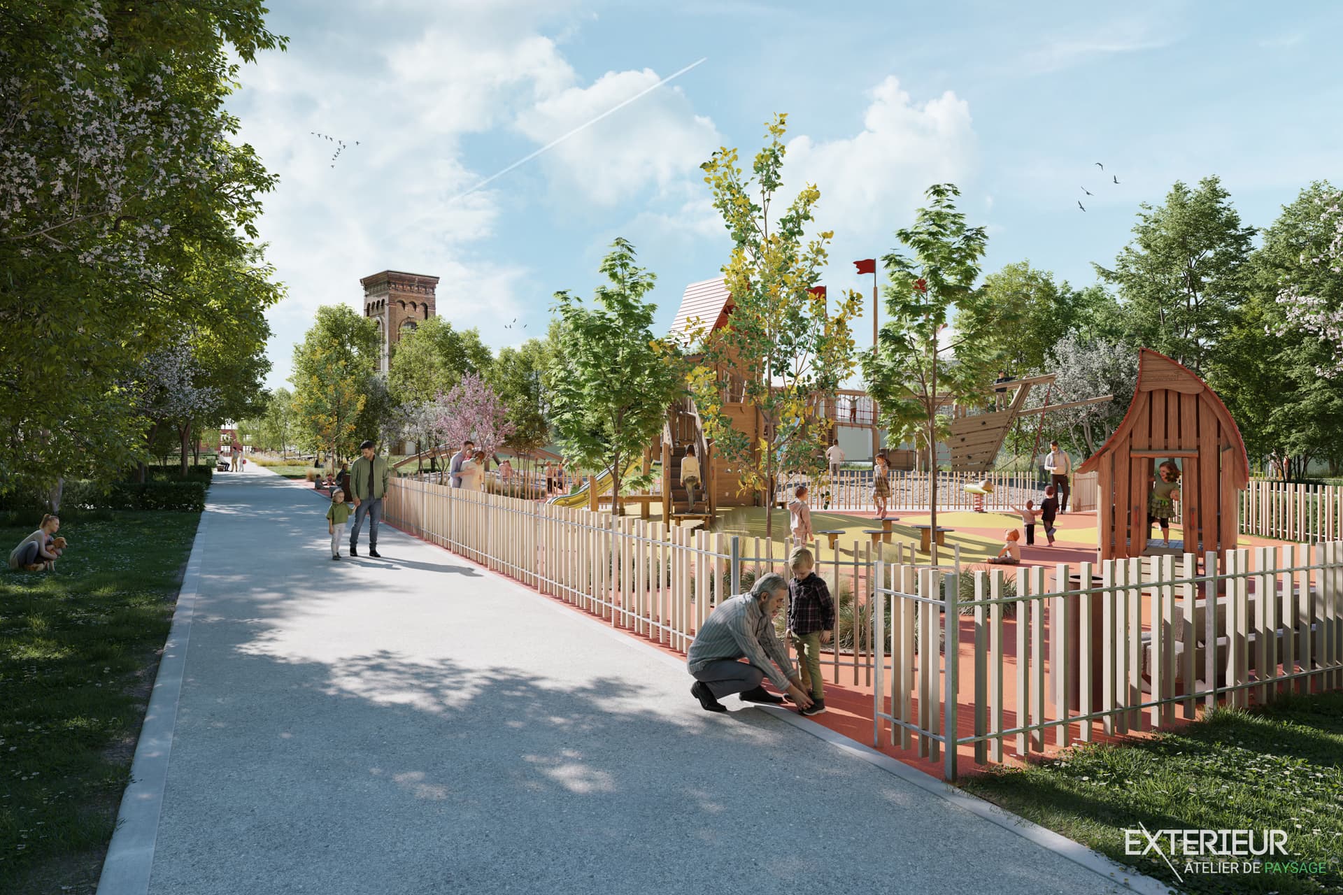 Programme neuf Tourcoing — Située à seulement 15 minutes à pied du centre-ville de Tourcoing, cette nouvelle résidence s’inscri... à Tourcoing