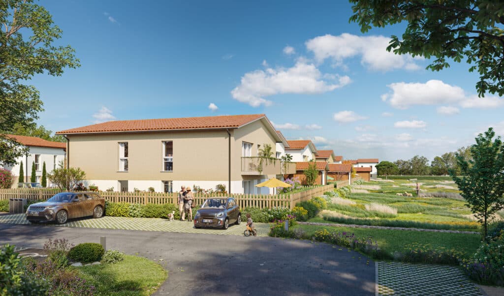 Ambares-Et-Lagrave — À seulement une dizaine de kilomètres de Bordeaux, ce projet résidentiel se situe dans un quartier p...