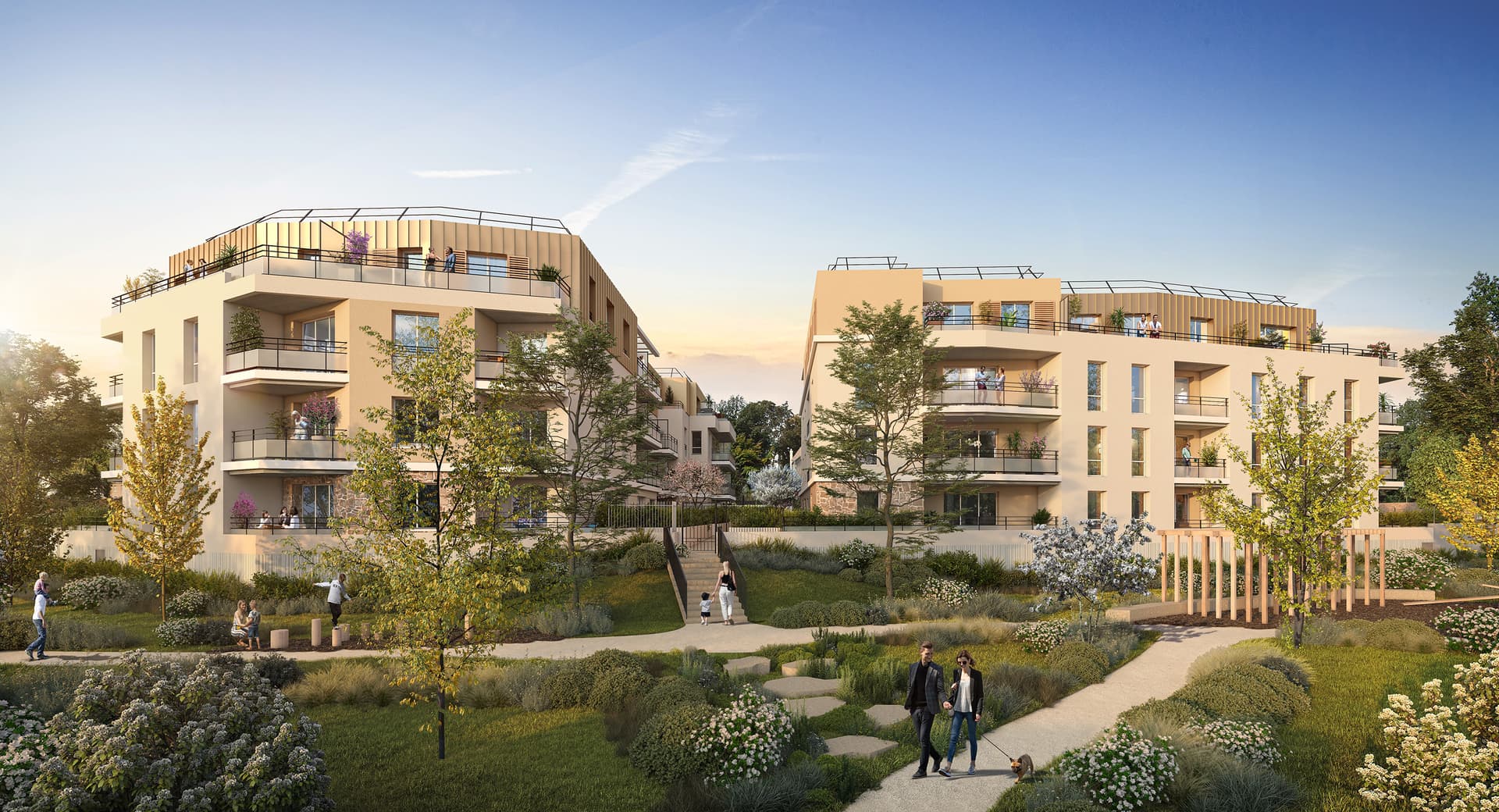 Cesson — Située à proximité immédiate du vieux Cesson et des commerces, cette résidence prend place dans un q...