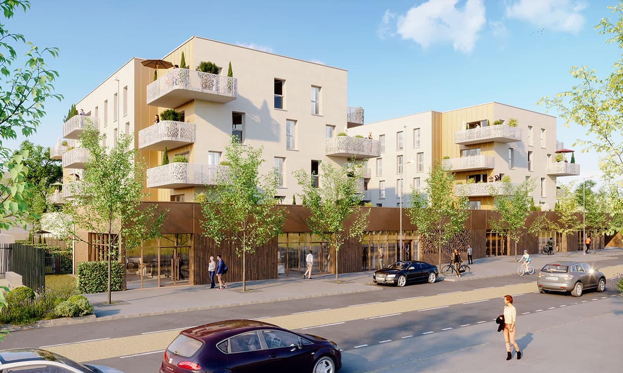 Ifs — Idéalement située à Ifs, cette nouvelle réalisation s’intègre harmonieusement entre environnement ur...