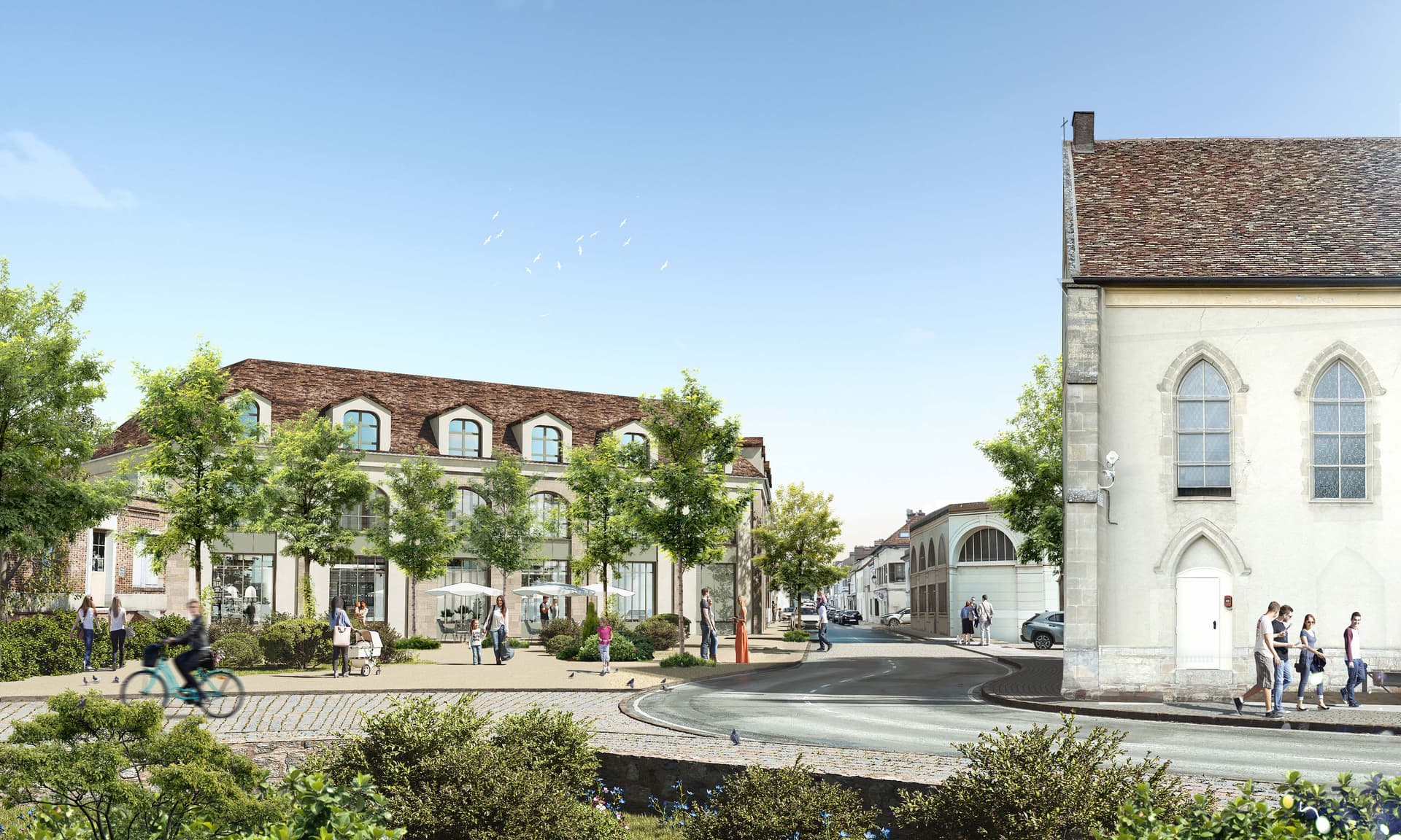 Neauphle-le-Chateau — Au cœur de Neauphle-le-Château, cette nouvelle réalisation résidentielle s’intègre harmonieusement d...