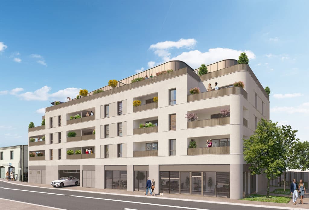 Ambares-Et-Lagrave — Située à Ambarès-et-Lagrave, à une dizaine de kilomètres de Bordeaux, cette résidence contemporaine ...