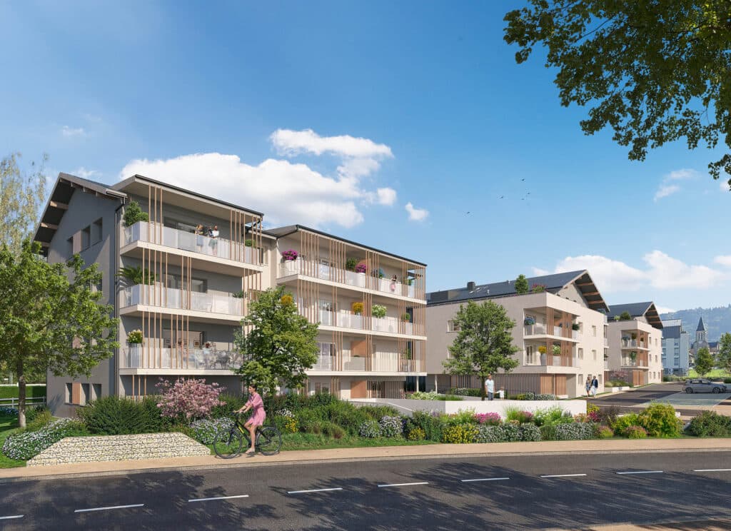 Programme neuf Bons-en-Chablais — Au cœur d’un environnement naturel préservé à Bons-en-Chablais, cette nouvelle réalisation propose u... à Bons-en-Chablais