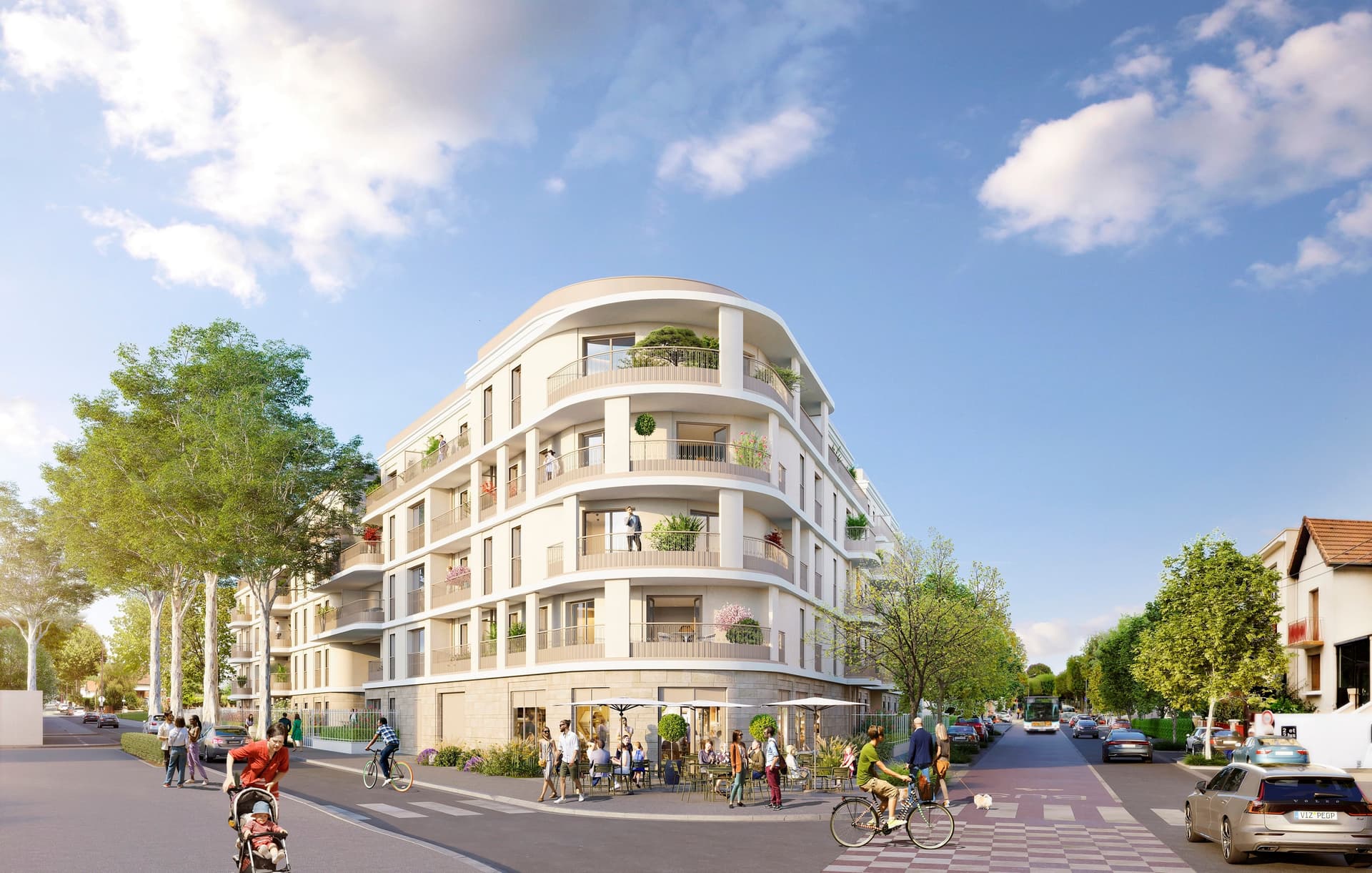 Programme neuf L Haÿ les Roses — Située à L’Haÿ-les-Roses, cette nouvelle résidence présente une architecture élégante et contemporai... à L Haÿ les Roses