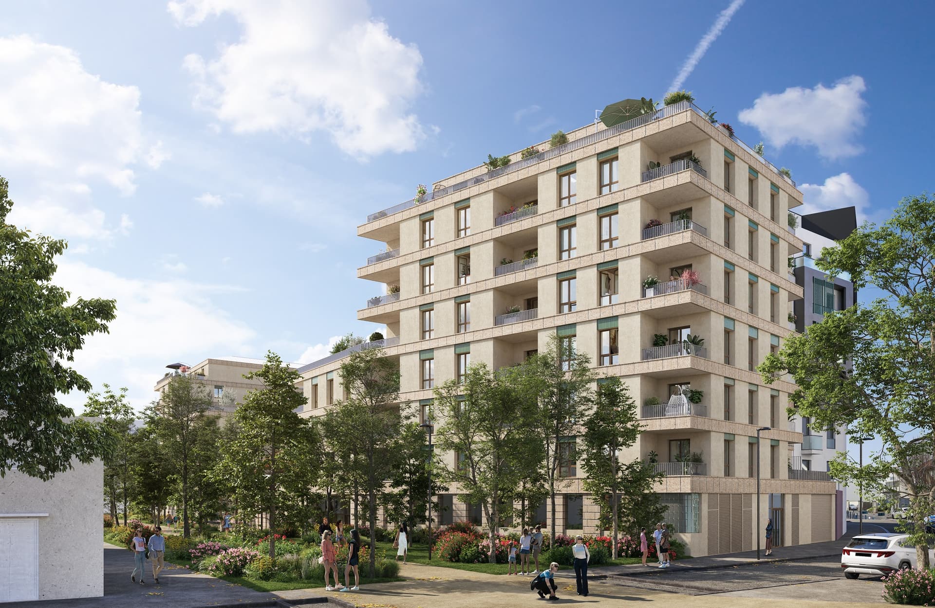 Programme neuf Aubervilliers — Située à Aubervilliers, à proximité immédiate du parc Eli Lotar, cette résidence propose une sélecti... à Aubervilliers