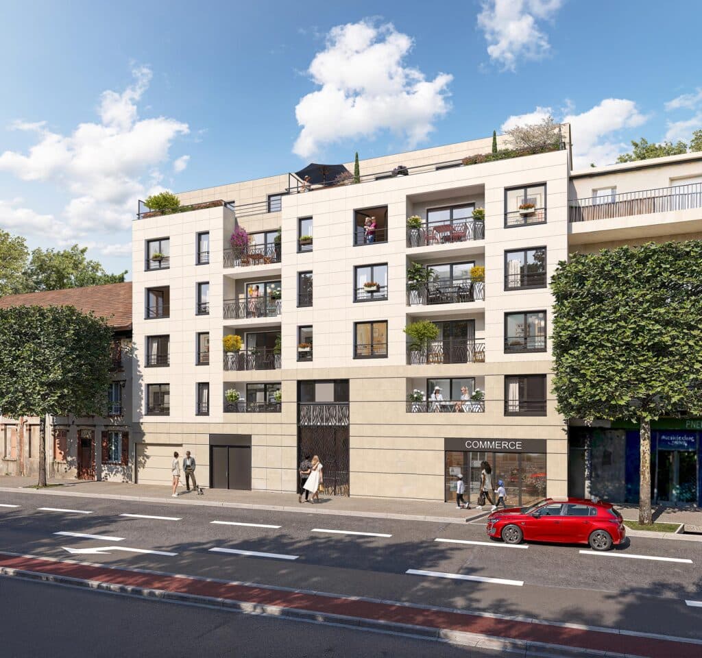 Programme neuf le-Perreux-sur-Marne — Au cœur d’un quartier résidentiel recherché du Perreux-sur-Marne, cette résidence contemporaine s’in... à le-Perreux-sur-Marne