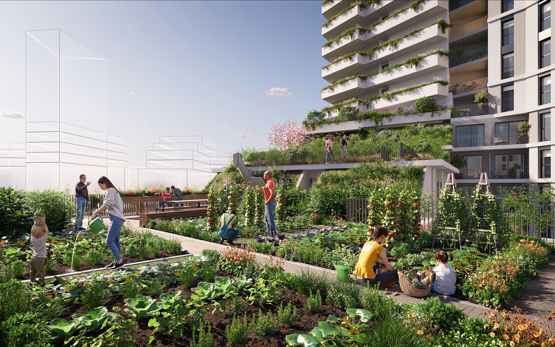 Programme neuf Bagneux — Située dans le nouveau quartier O'Mathurins, cette résidence contemporaine offre un cadre de vie pri... à Bagneux