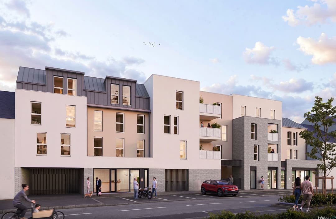 Programme neuf Bouguenais — Située à Bouguenais, aux portes de Nantes, cette nouvelle résidence à taille humaine bénéficie d'un ... à Bouguenais