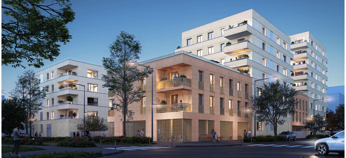 Programme neuf Evry-Courcouronnes — Au cœur d’un environnement urbain dynamique, cette nouvelle résidence propose une sélection d’appart... à Evry-Courcouronnes