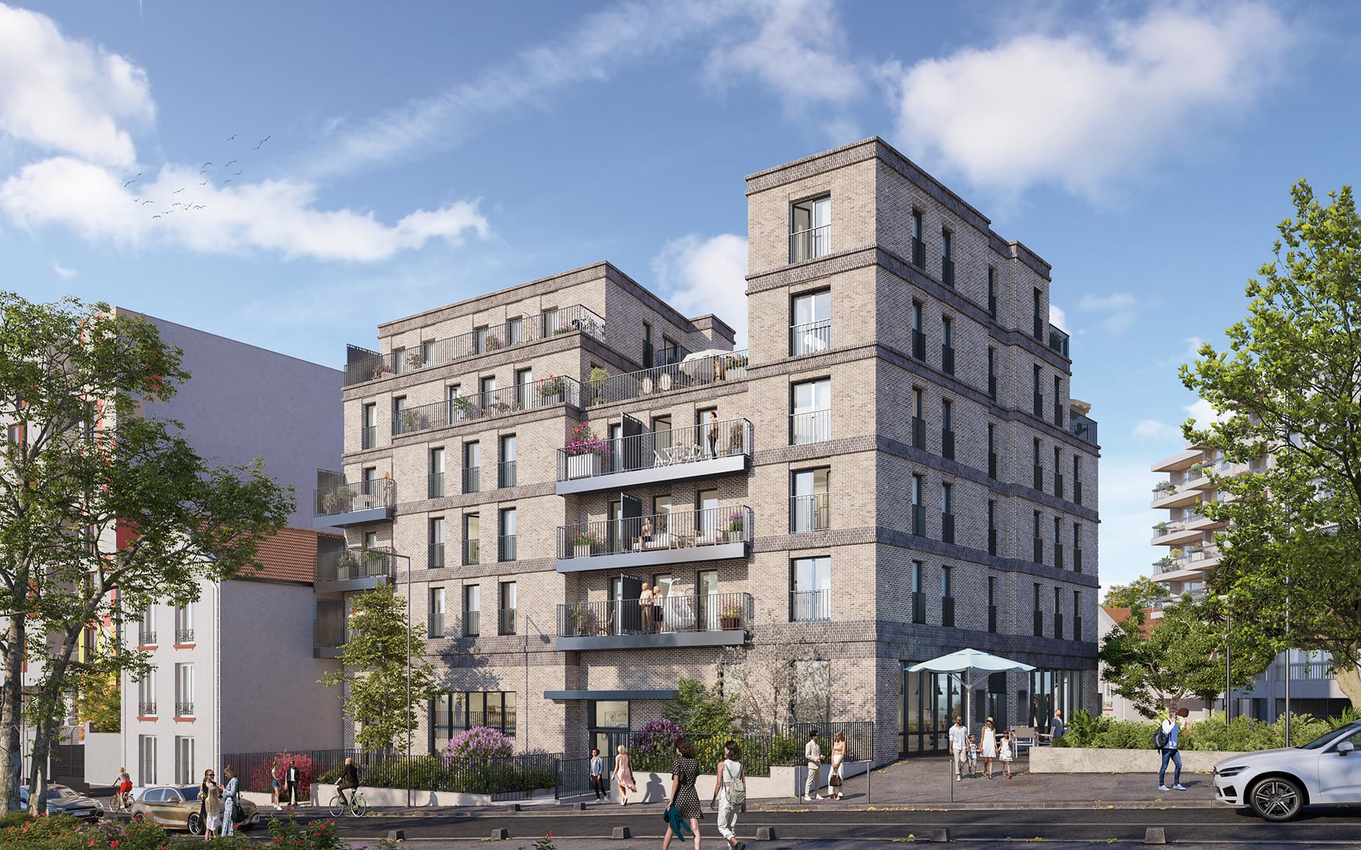 Programme neuf Montreuil — Située à seulement quelques minutes à pied d’une station de métro de la ligne 9, cette résidence con... à Montreuil