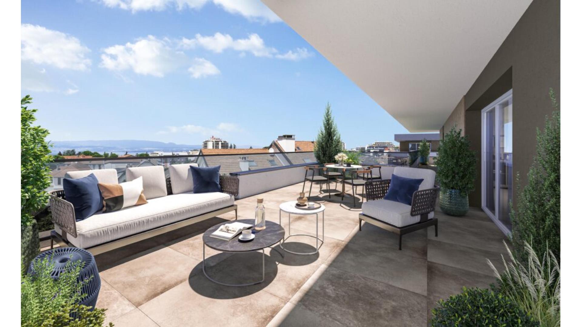 Programme neuf Thonon-les-Bains — Située à Thonon-les-Bains, cette résidence contemporaine se distingue par son emplacement privilégié... à Thonon-les-Bains — éligible PTZ