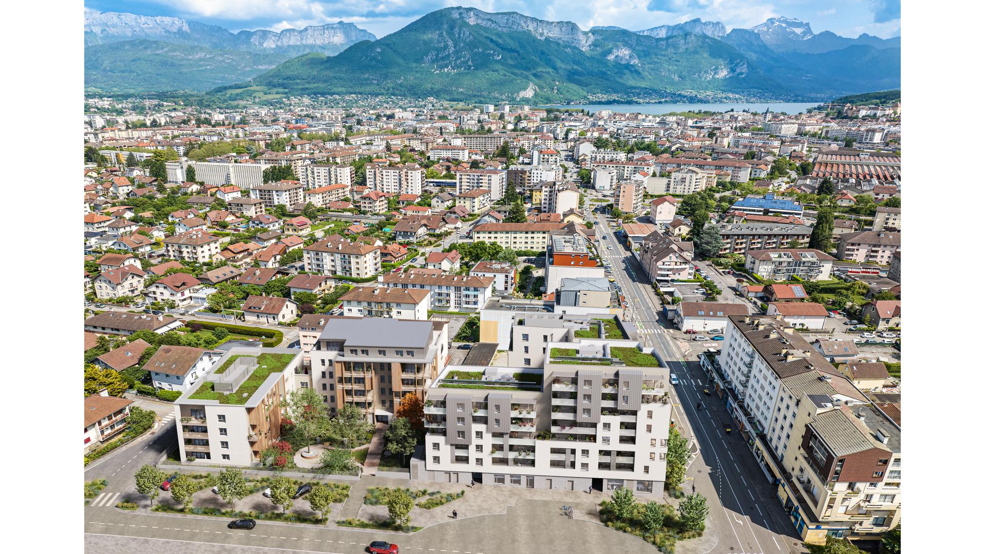 Programme neuf Annecy — Située à Annecy, cette résidence propose des appartements spacieux de 4 ou 5 pièces, conçus pour rép... à Annecy — éligible PTZ