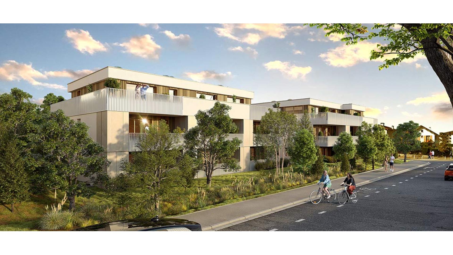 Programme neuf Annecy — Située dans un environnement agréable, cette nouvelle réalisation propose des appartements de type T... à Annecy — éligible PTZ