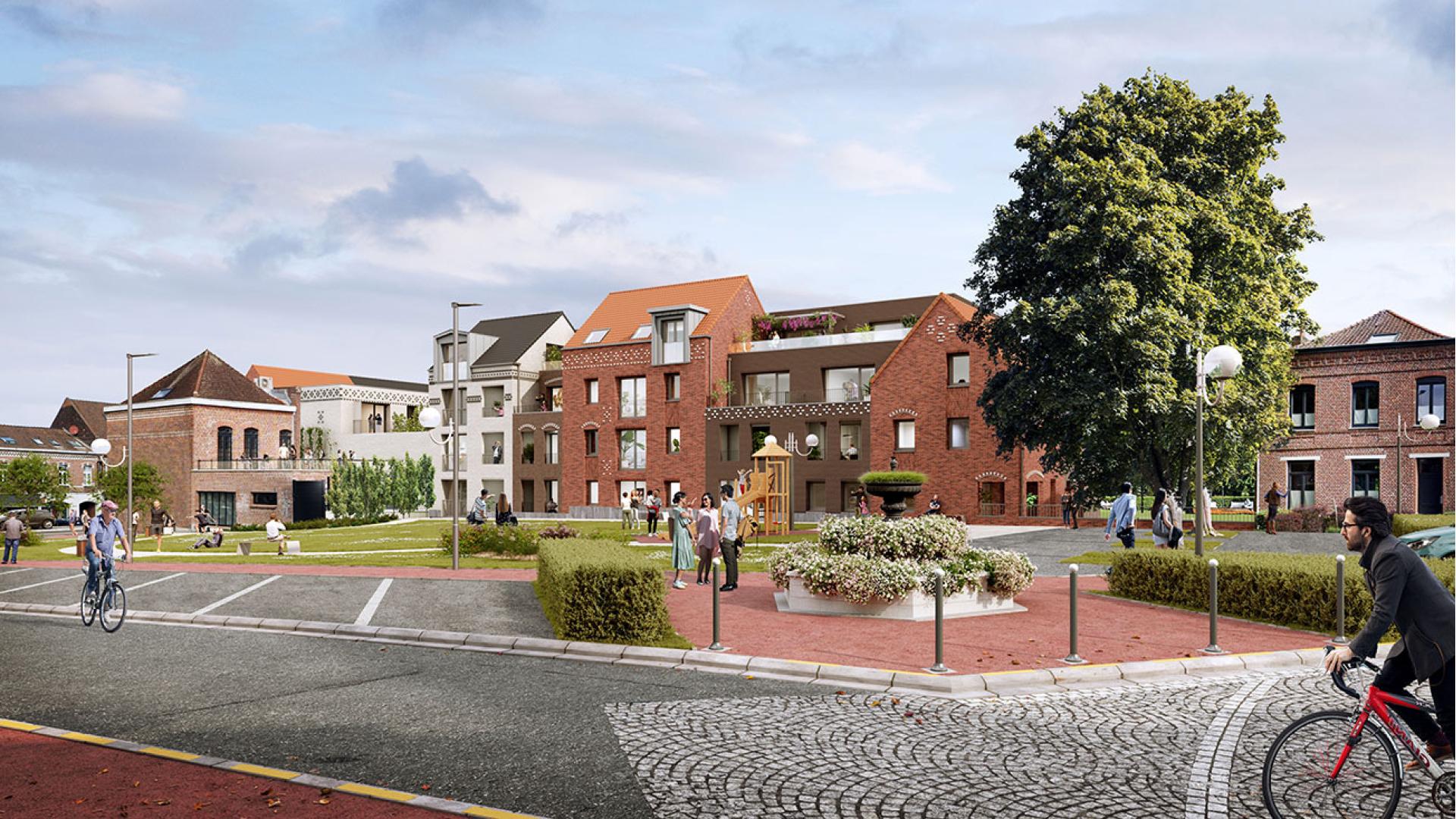 Programme neuf Mouvaux — Située au cœur de Mouvaux, cette résidence s’intègre harmonieusement dans le paysage architectural l... à Mouvaux — éligible PTZ