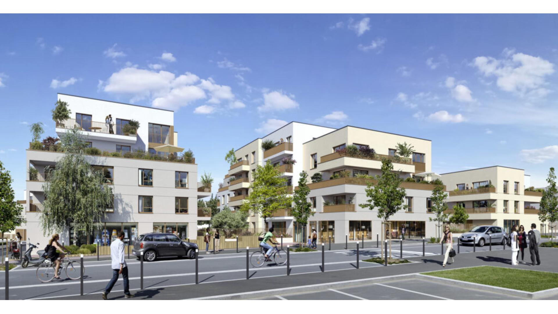 Programme neuf Carrieres-sous-Poissy — Située à seulement dix minutes en bus du RER A, cette nouvelle réalisation s’implante dans le quarti... à Carrieres-sous-Poissy — éligible PTZ