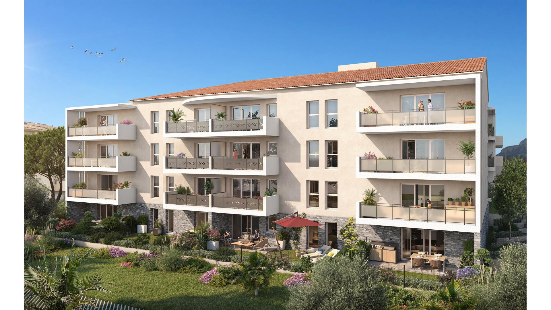 Programme neuf le Muy — Située entre Draguignan et Fréjus, cette nouvelle résidence s’implante au cœur de la commune du Muy,... à le Muy — éligible PTZ