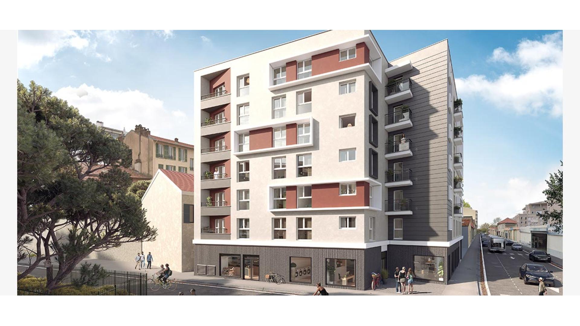 Programme neuf Nice — Située dans un environnement dynamique et propice à la vie étudiante, cette résidence propose des ap... à Nice — éligible PTZ