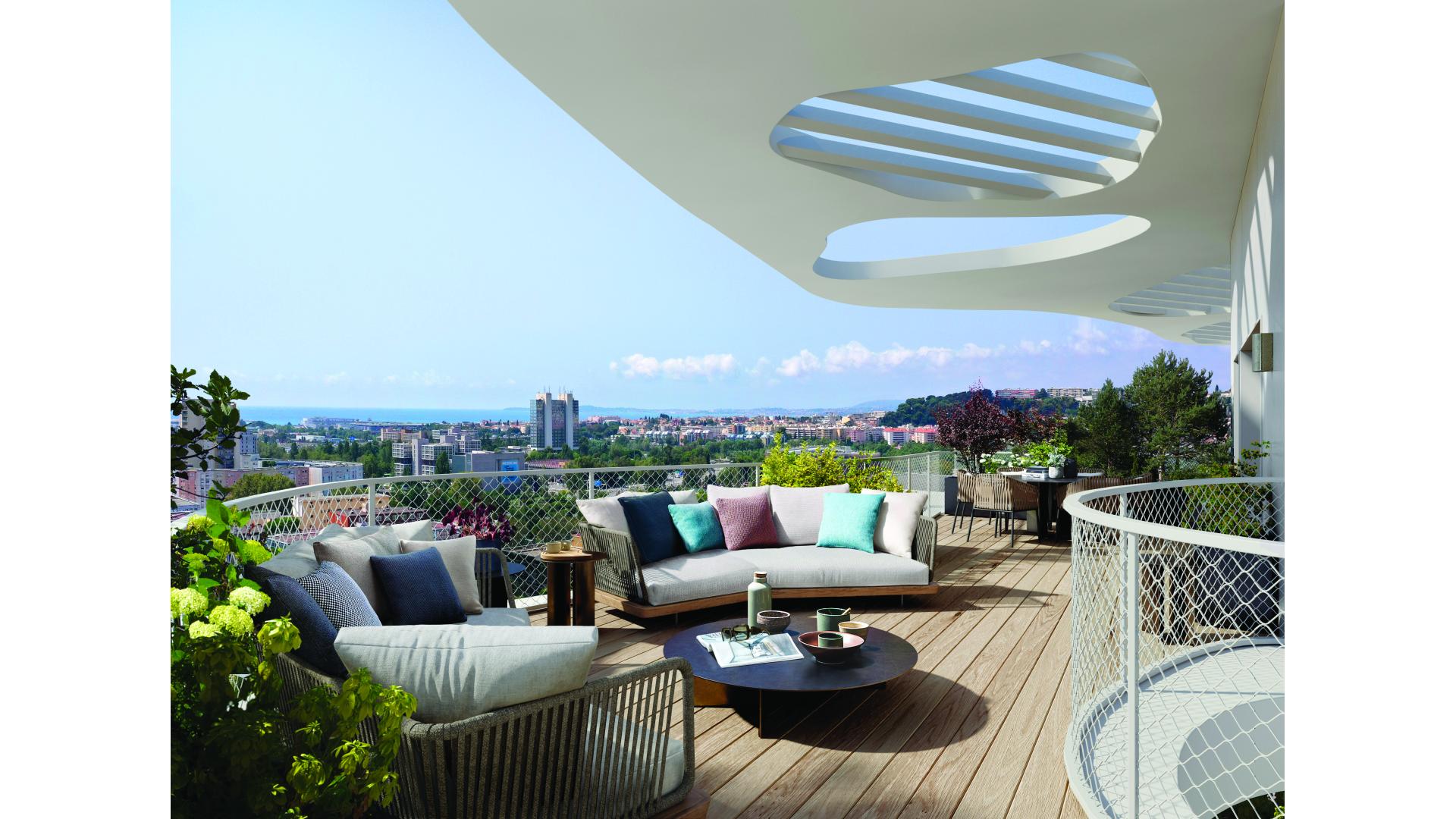 Programme neuf Nice — Au cœur d’un quartier en plein renouveau, cette résidence contemporaine se distingue par une archite... à Nice — éligible PTZ