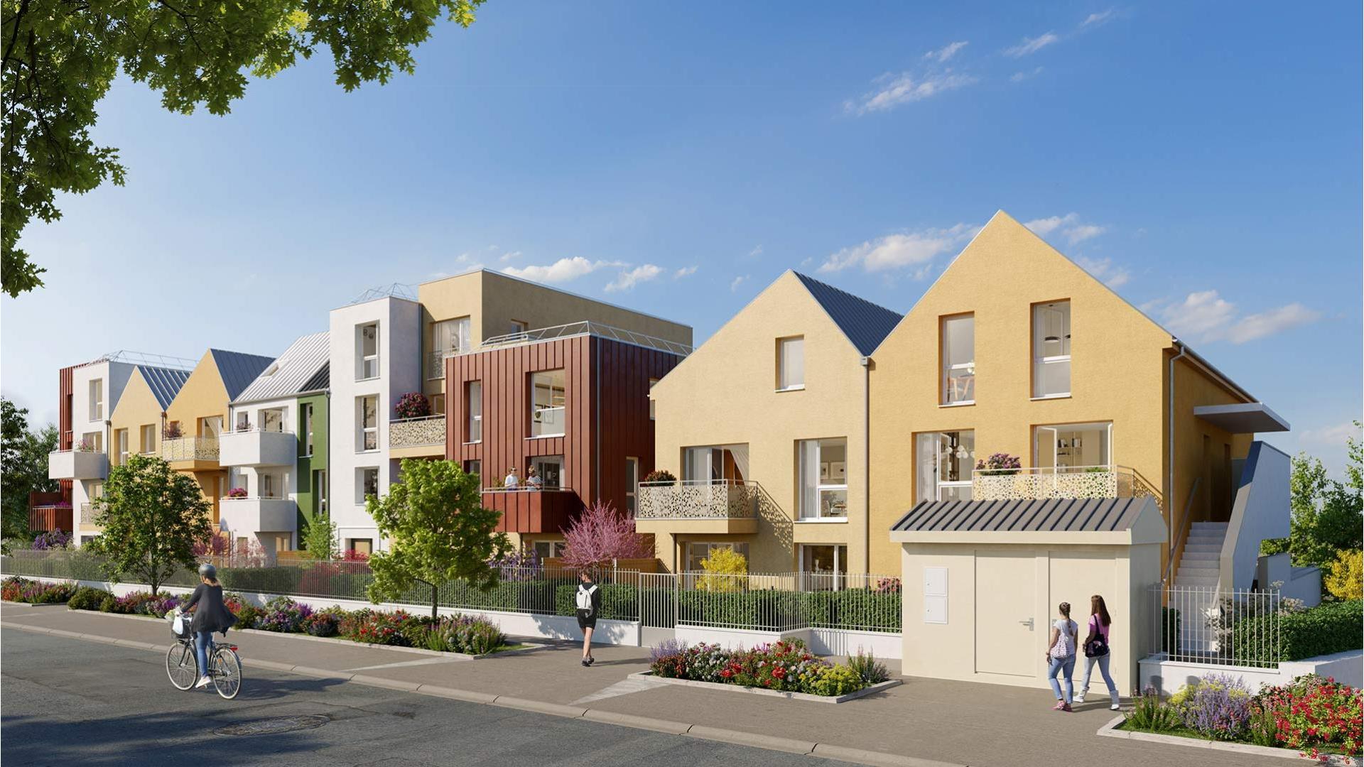 Programme neuf Melun — Située à seulement 15 minutes à pied du centre de Melun, cette adresse propose un cadre de vie agréa... à Melun — éligible PTZ