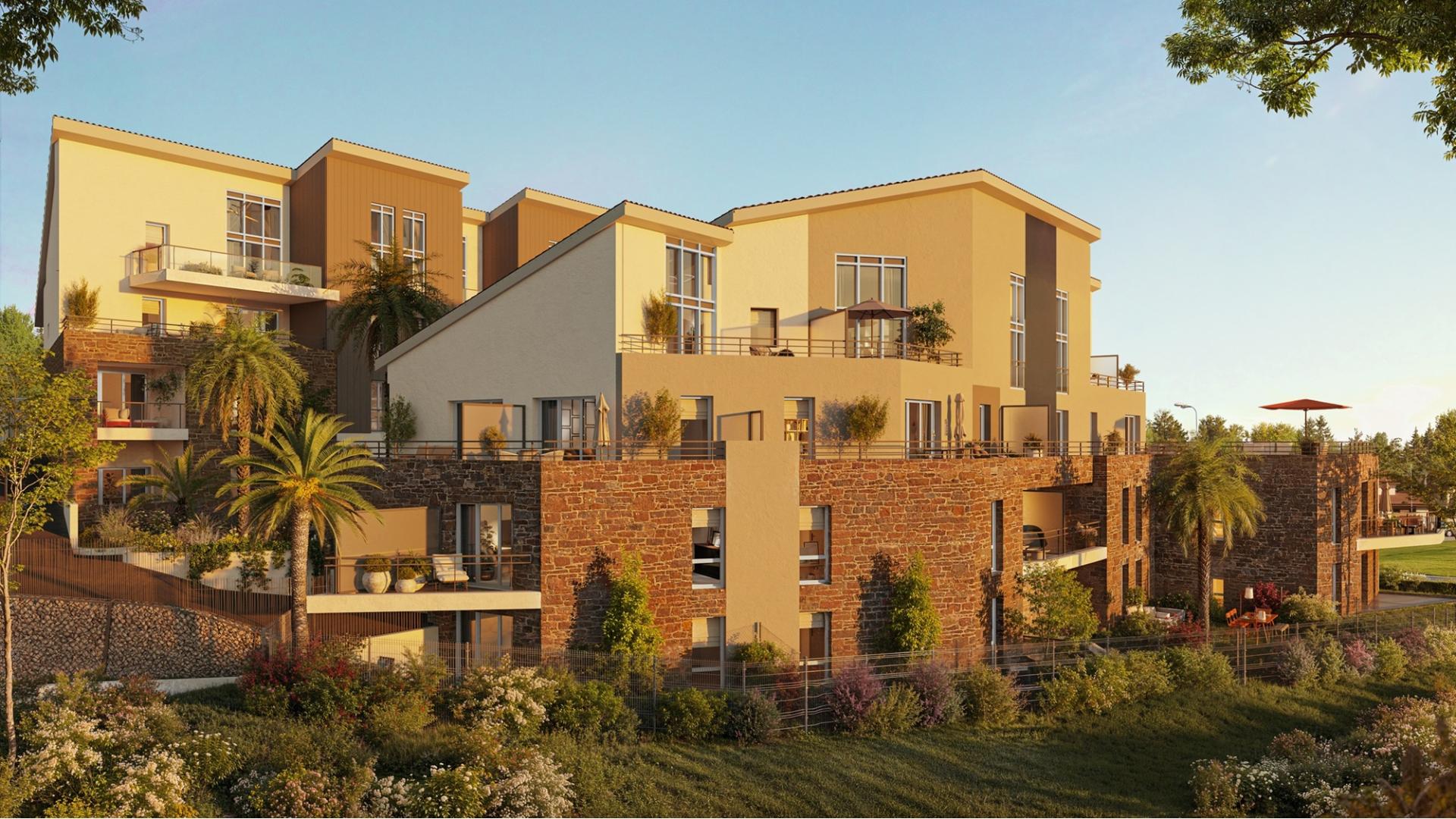 Programme neuf Châteauneuf-Grasse — Située au cœur de Châteauneuf-Grasse, cette nouvelle résidence propose un environnement paisible, en... à Châteauneuf-Grasse — éligible PTZ