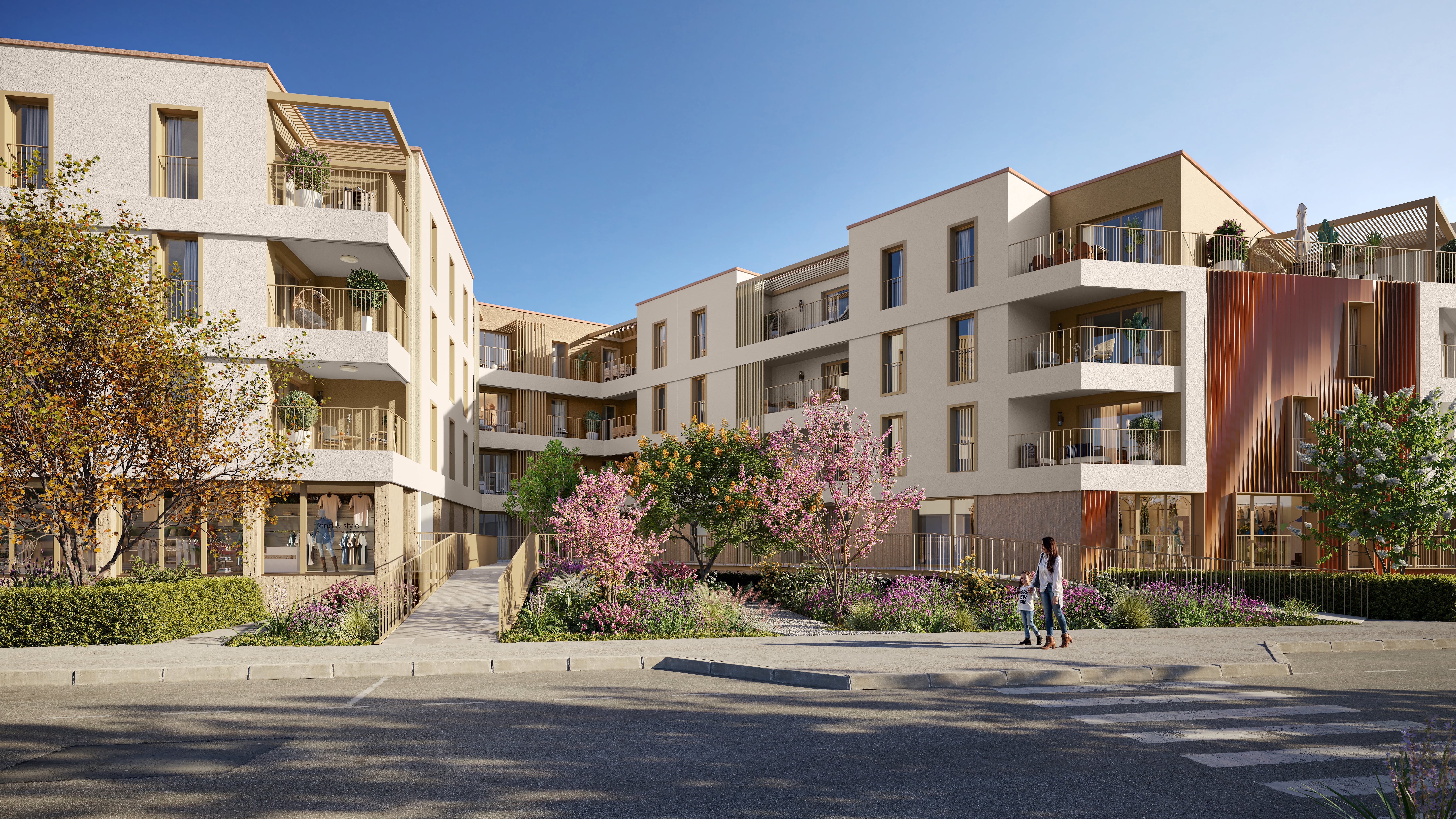 Programme neuf Frejus — Située au cœur du centre-ville de Fréjus, cette nouvelle résidence propose un cadre de vie privilégi... à Frejus — éligible PTZ