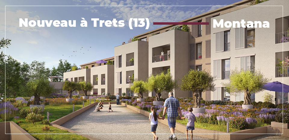 Programme neuf Trets — Face à la majestueuse Sainte-Victoire, un nouveau quartier à Trets propose un cadre de vie harmonieu... à Trets — éligible PTZ