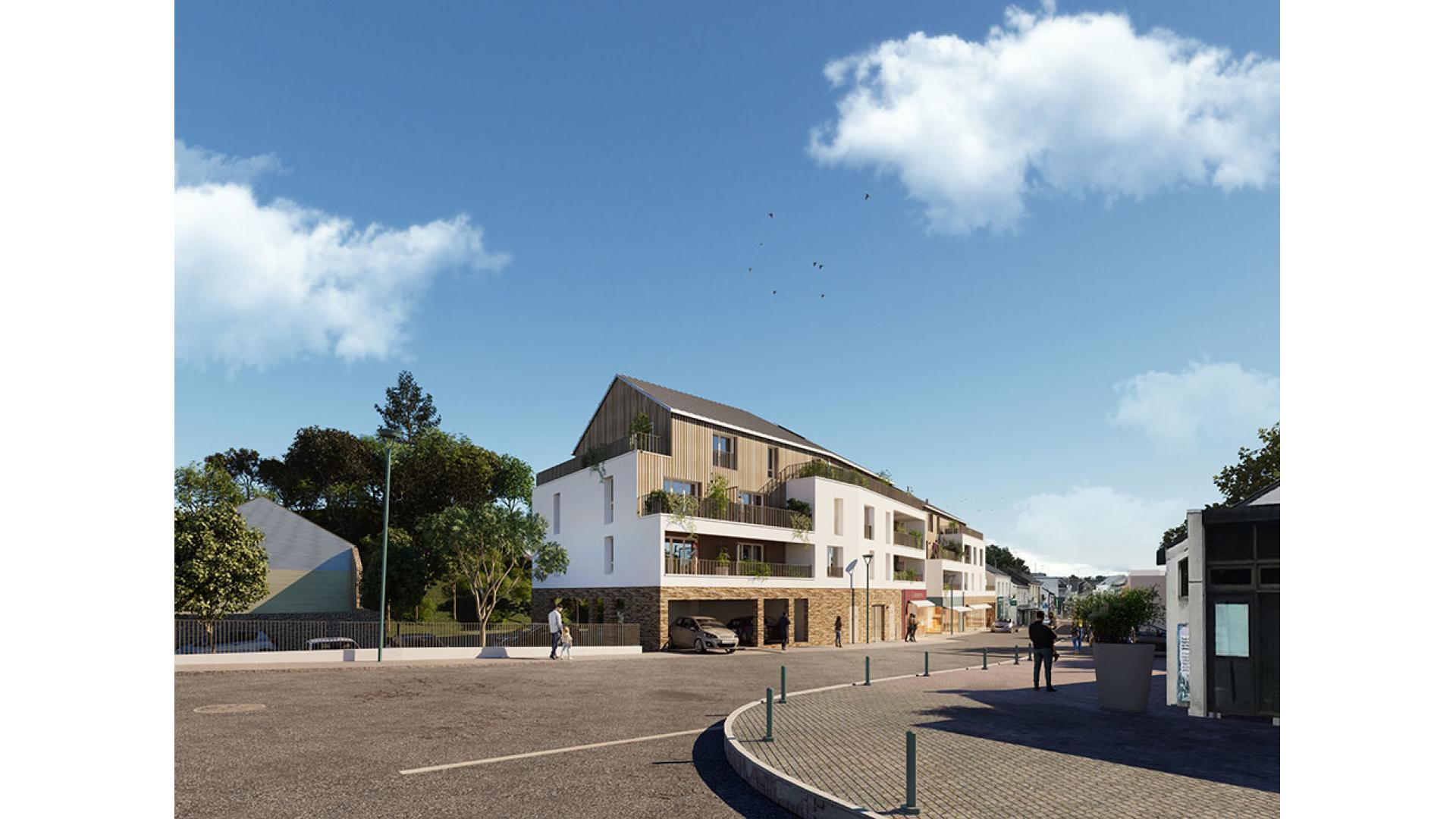Programme neuf Pontchâteau — Au cœur du centre-ville de Pontchâteau, cette résidence propose un cadre de vie pratique, en harmoni... à Pontchâteau — éligible PTZ