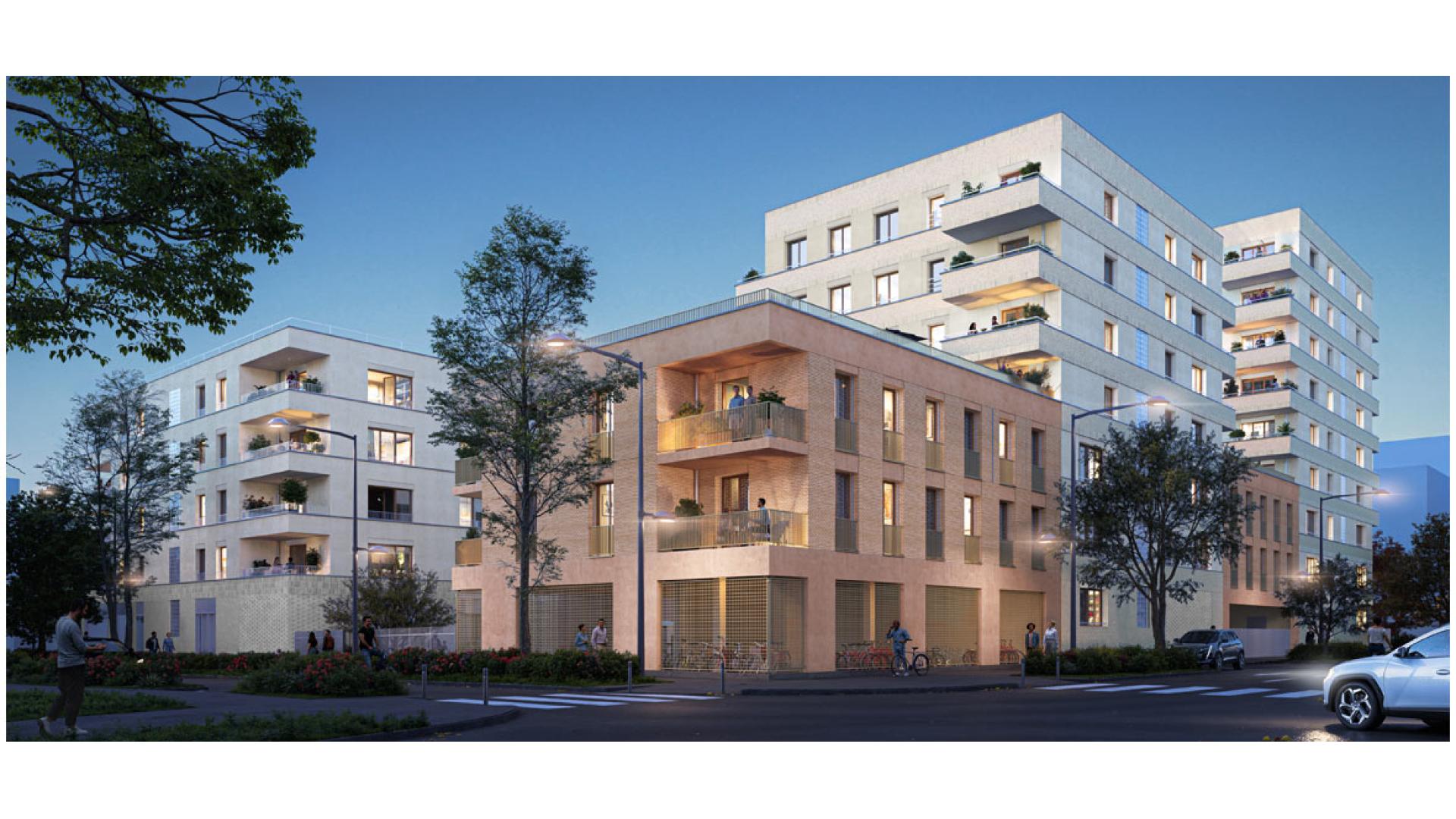 Programme neuf Evry-Courcouronnes — Au cœur d’un environnement urbain dynamique, cette nouvelle résidence propose une sélection d’appart... à Evry-Courcouronnes — éligible PTZ