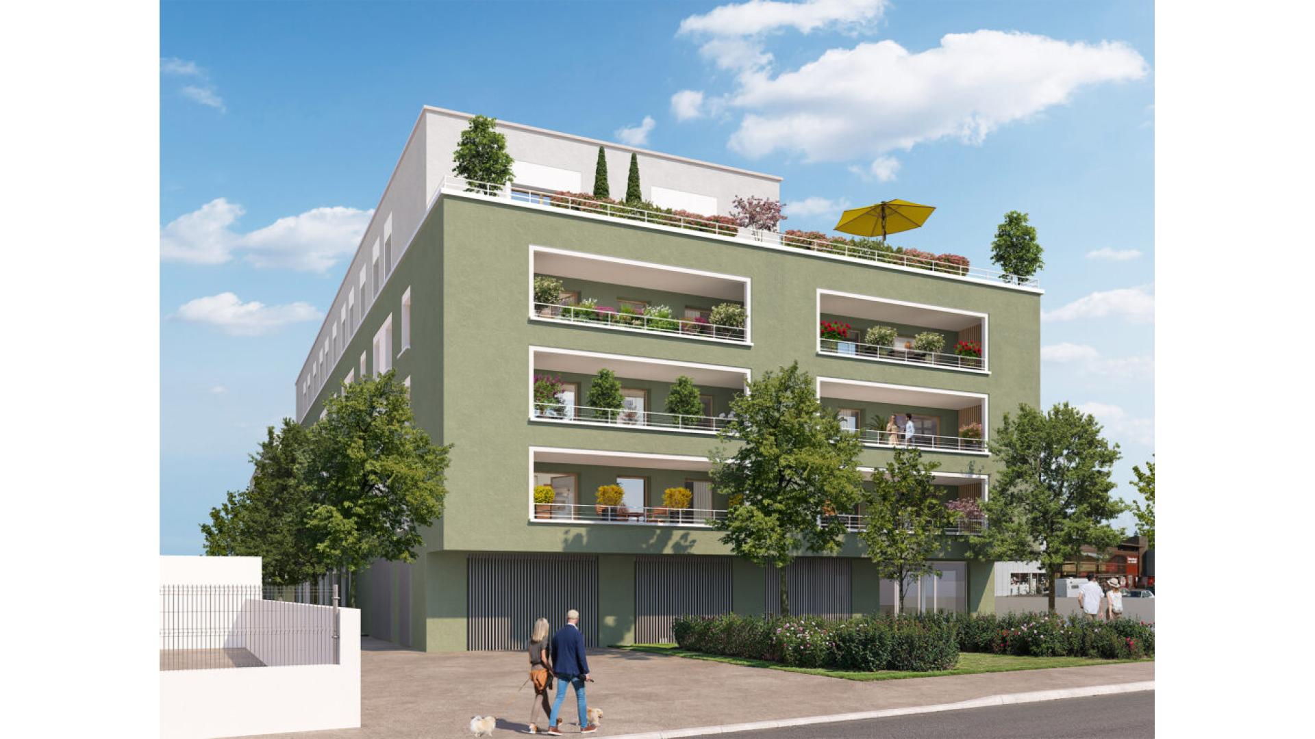 Programme neuf Annemasse — Située à Annemasse, entre le lac Léman et les massifs alpins, cette résidence contemporaine bénéfici... à Annemasse — éligible PTZ