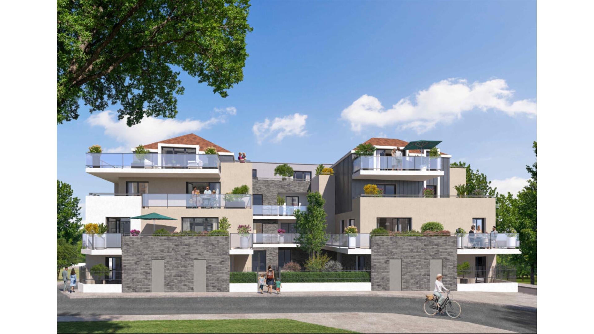 Programme neuf Saint-Thibault-des-Vignes — À proximité immédiate du centre historique de Saint-Thibault-des-Vignes, une nouvelle résidence prop... à Saint-Thibault-des-Vignes — éligible PTZ