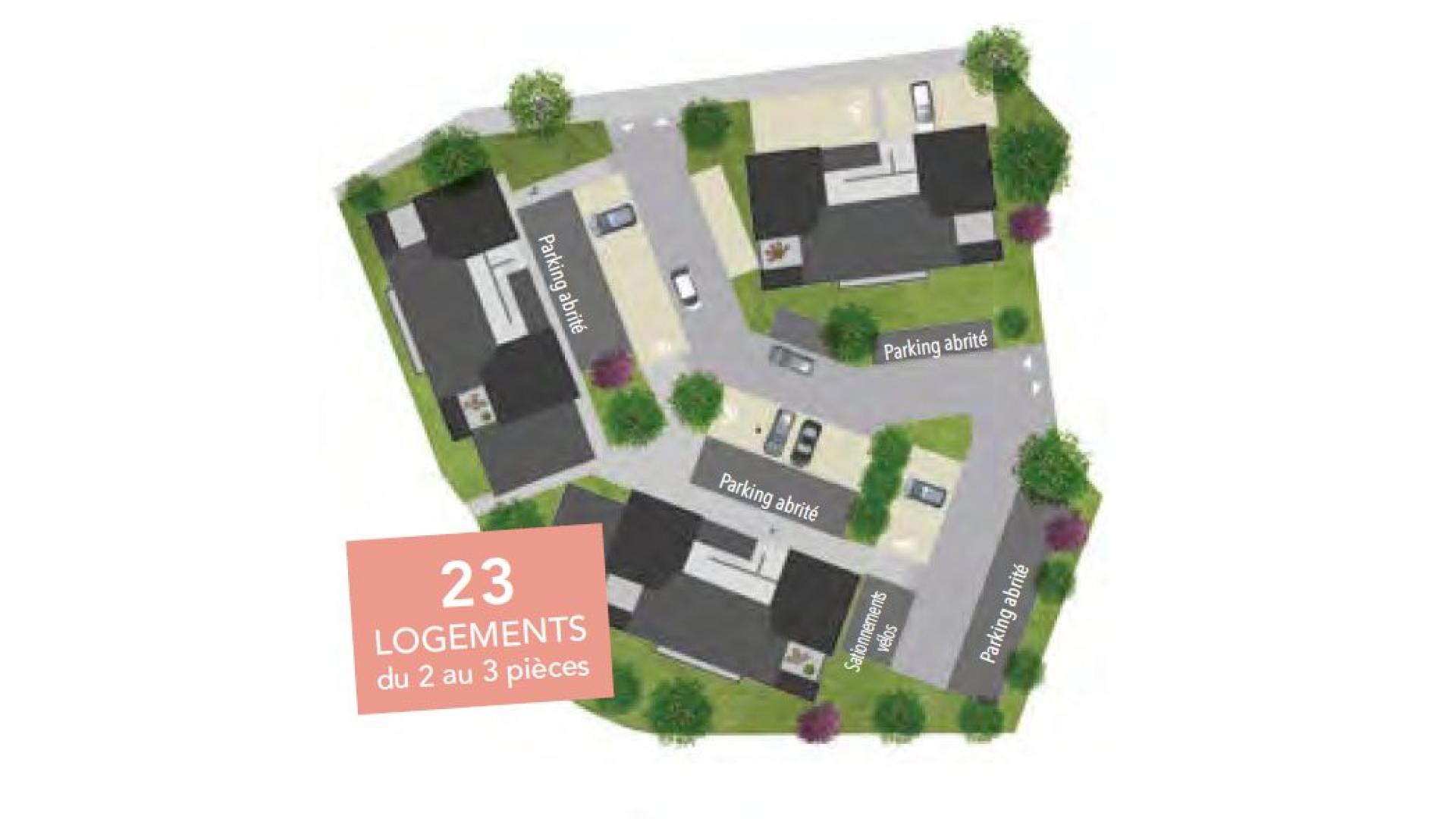 L'hermitage — Située dans un environnement paisible, cette résidence propose des appartements neufs de type T3, di... - photo 7