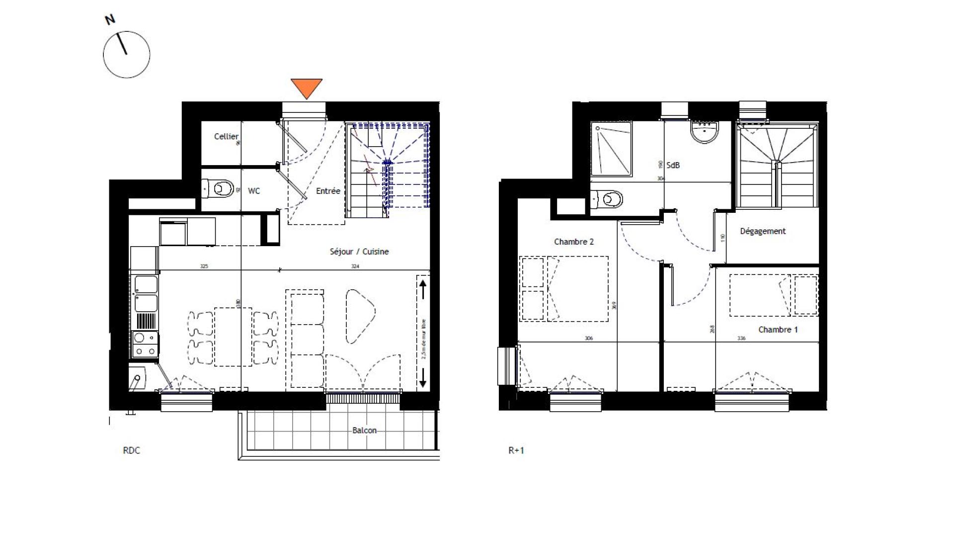 L'hermitage — Située dans un environnement paisible, cette résidence propose des appartements neufs de type T3, di... - photo 8