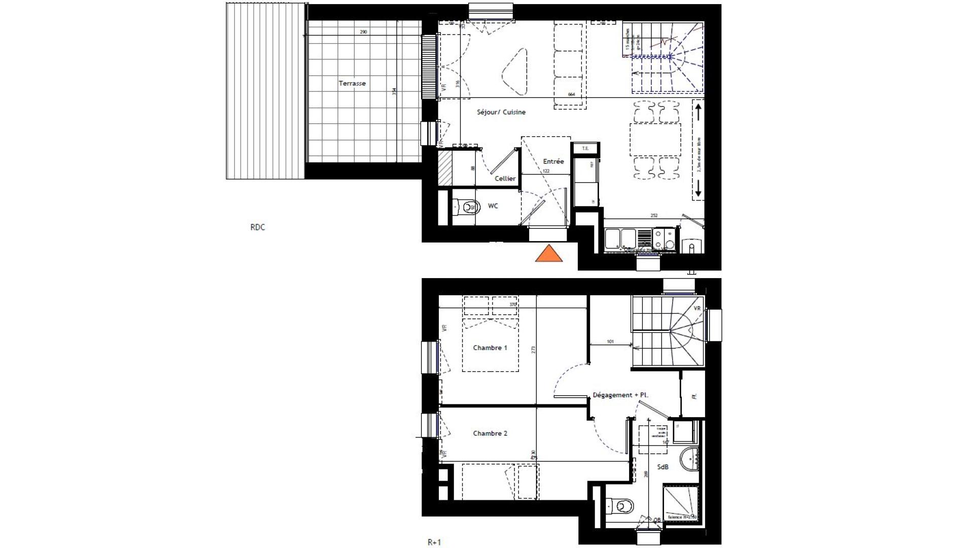L'hermitage — Située dans un environnement paisible, cette résidence propose des appartements neufs de type T3, di... - photo 9
