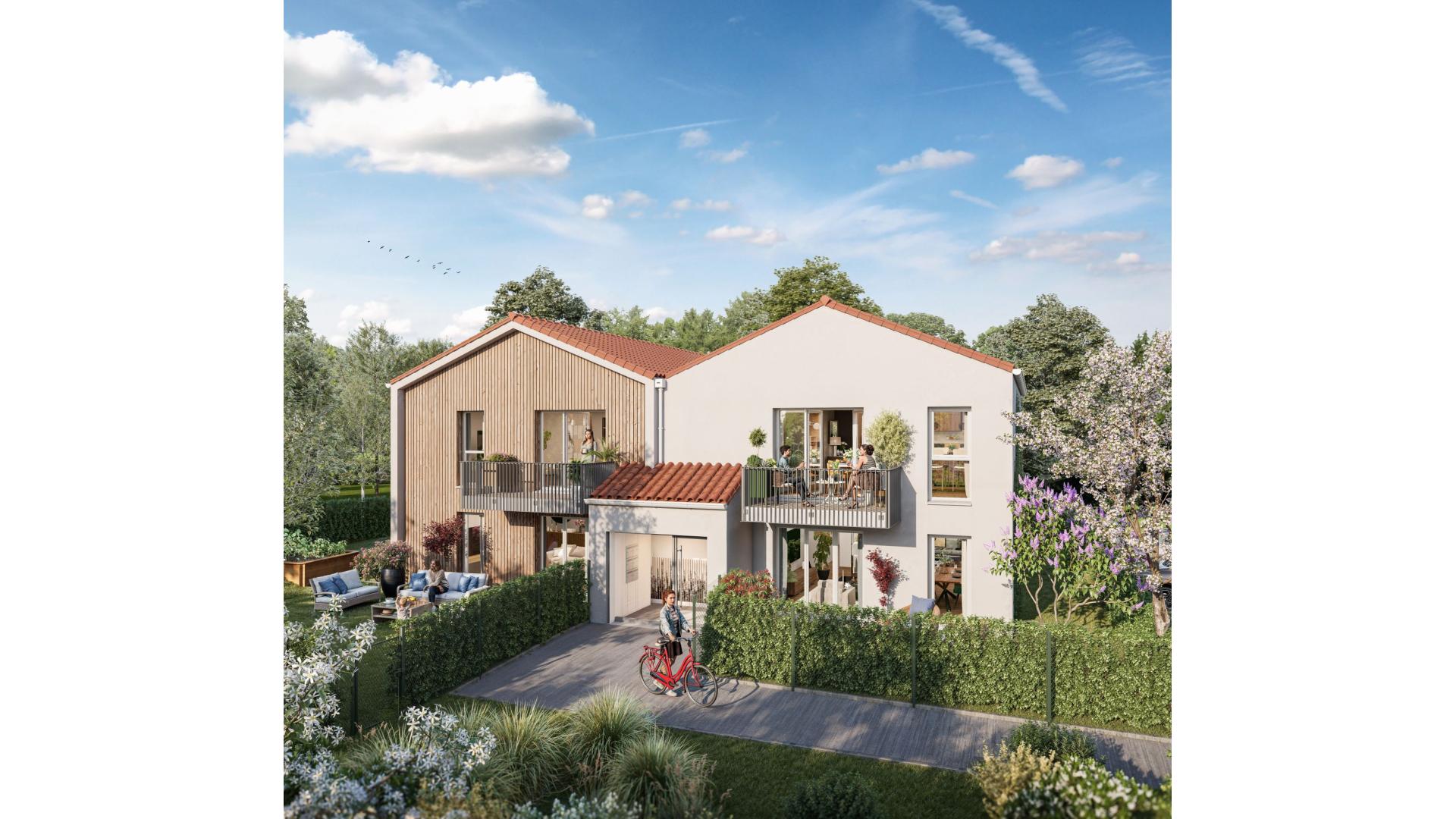 Programme neuf la Roche sur Yon — Située à La Roche-sur-Yon, au cœur du quartier de la Brossardière réputé pour ses espaces verts et s... à la Roche sur Yon — éligible PTZ