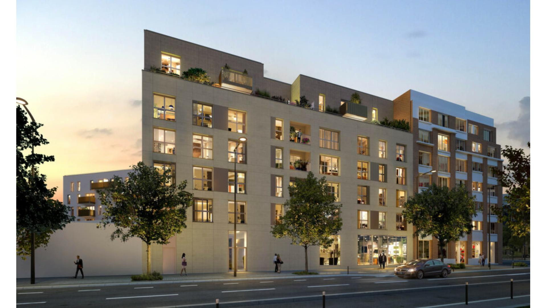 Programme neuf Aubervilliers — Située à proximité immédiate du parc Stalingrad et à seulement quelques minutes de la station de mét... à Aubervilliers — éligible PTZ