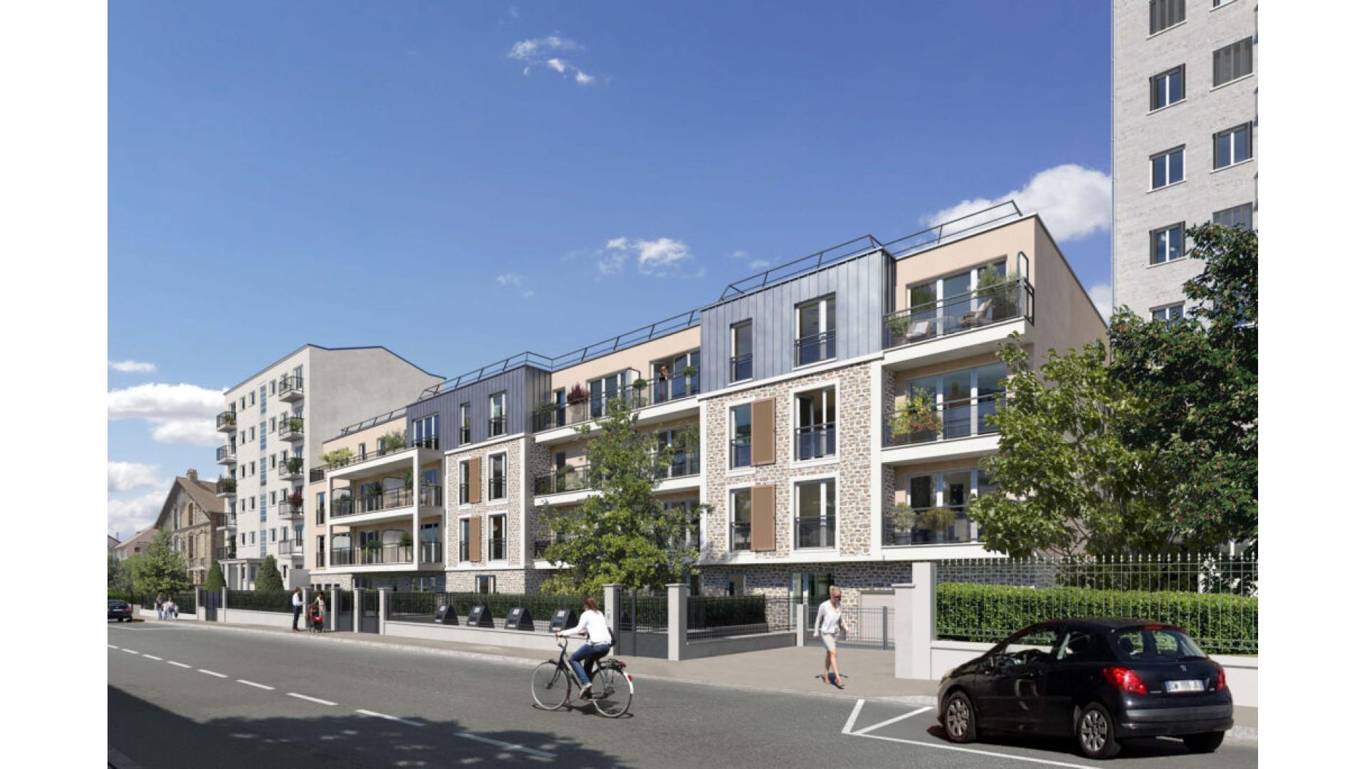 Programme neuf Deuil-la-Barre — Située au cœur d’un quartier prisé de Deuil-la-Barre, à la frontière de Montmorency et d’Enghien-les... à Deuil-la-Barre — éligible PTZ