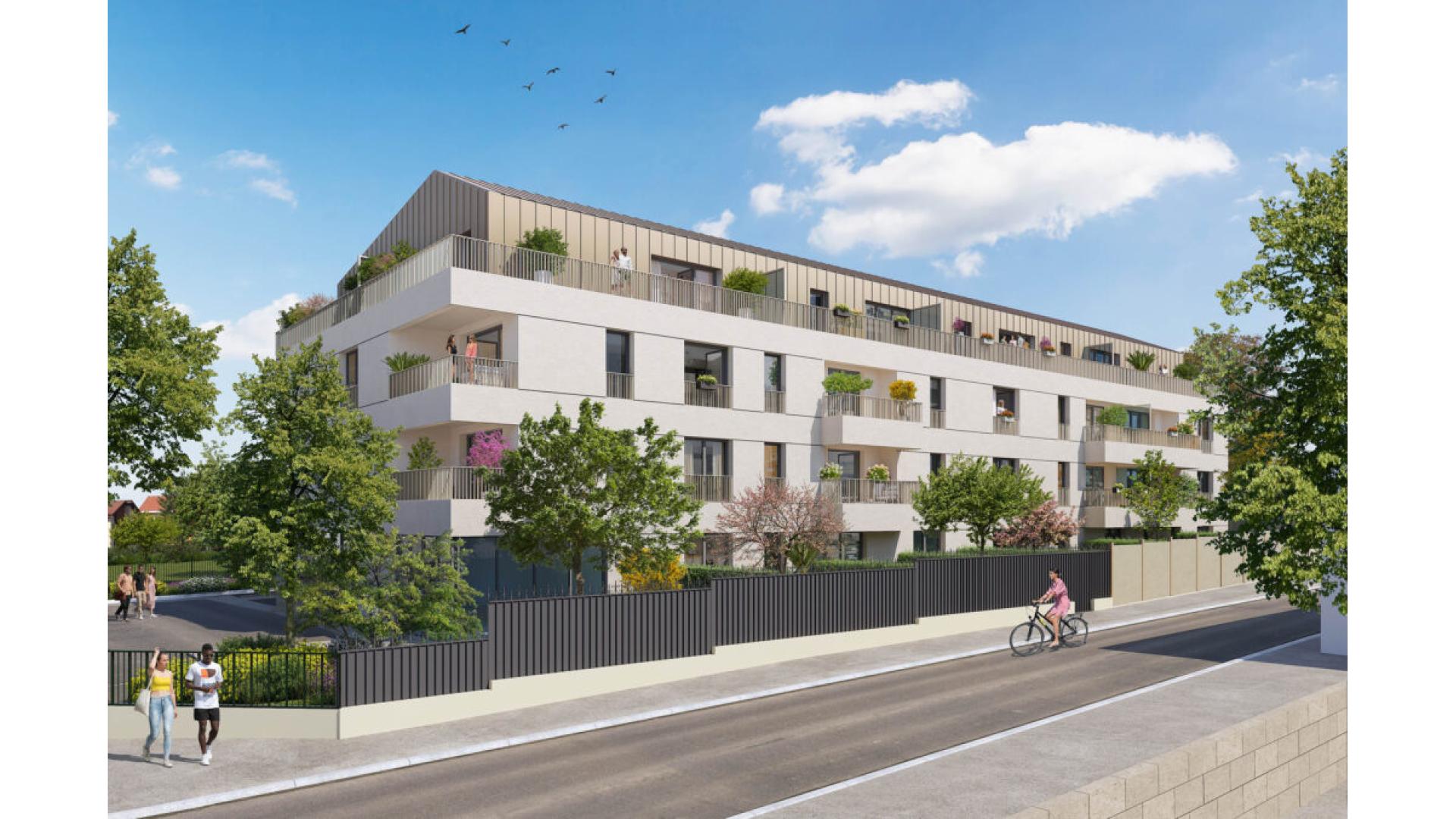 Programme neuf Ambares-Et-Lagrave — À proximité immédiate du centre d’Ambarès-et-Lagrave et à quelques pas de la gare, cette résidence à... à Ambares-Et-Lagrave — éligible PTZ