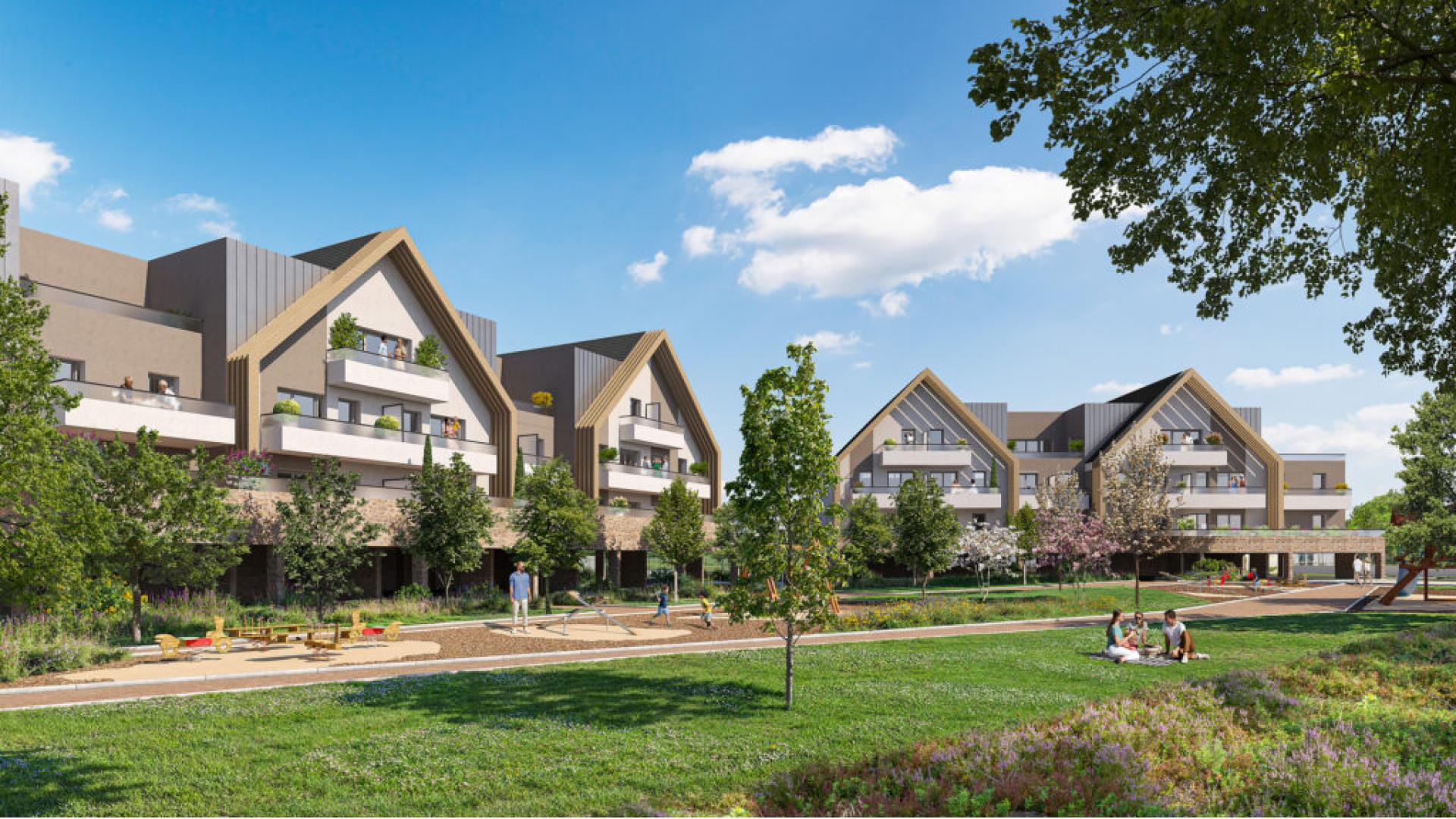 Programme neuf Plaisir — Situé à Plaisir, ce projet résidentiel s’intègre dans un cadre verdoyant, à proximité immédiate de l... à Plaisir — éligible PTZ