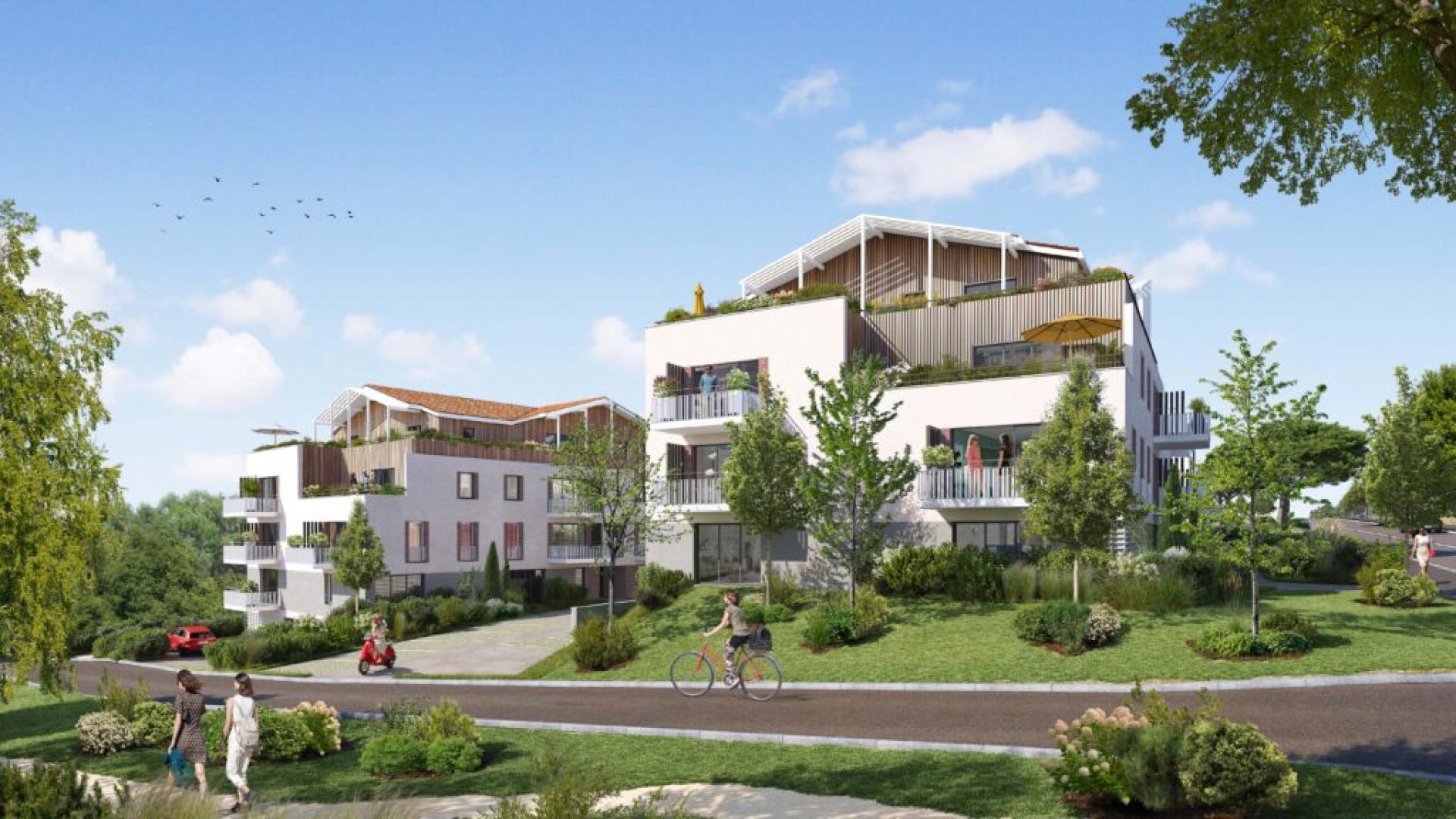 Programme neuf Pornic — Au cœur d’un quartier résidentiel paisible et verdoyant, cette nouvelle résidence propose des appart... à Pornic — éligible PTZ