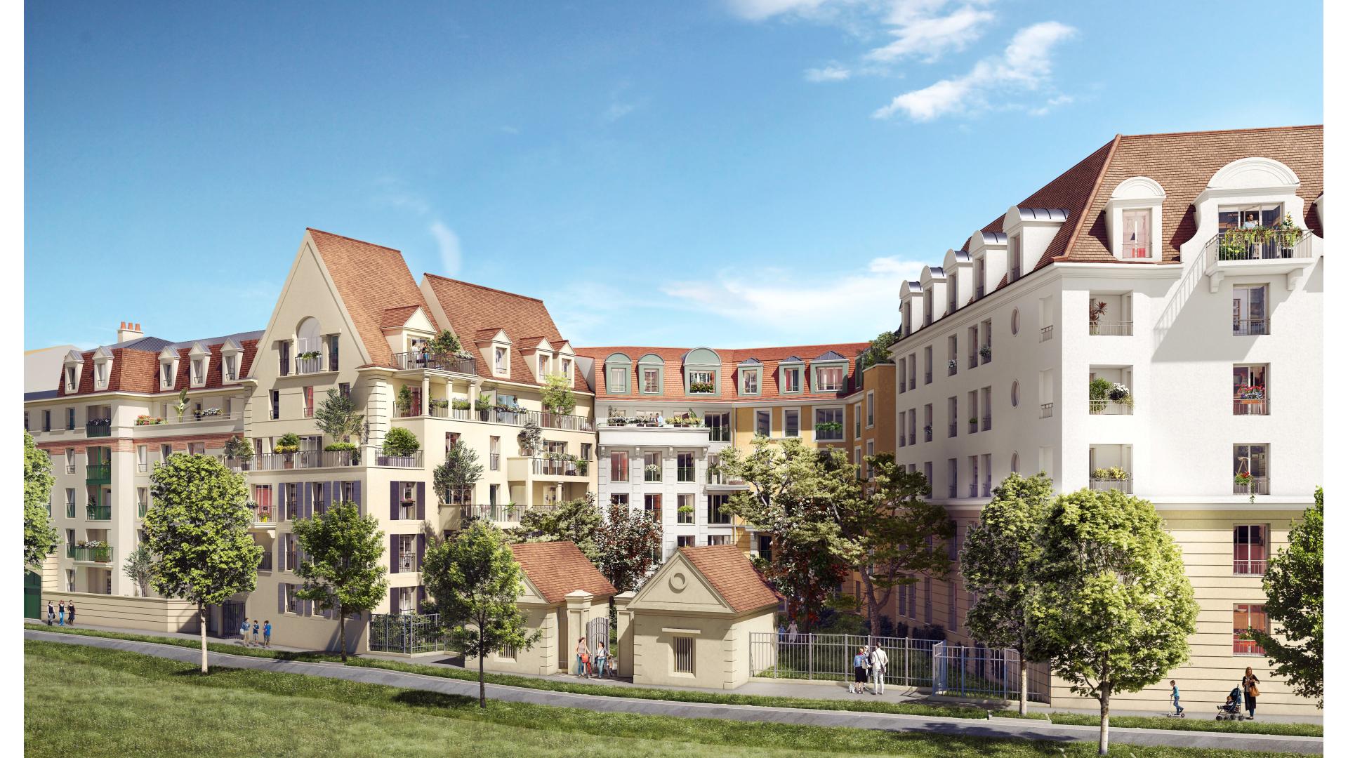 Programme neuf le Blanc Mesnil — Située dans un environnement verdoyant et raffiné, cette résidence propose un cadre de vie privilégi... à le Blanc Mesnil — éligible PTZ