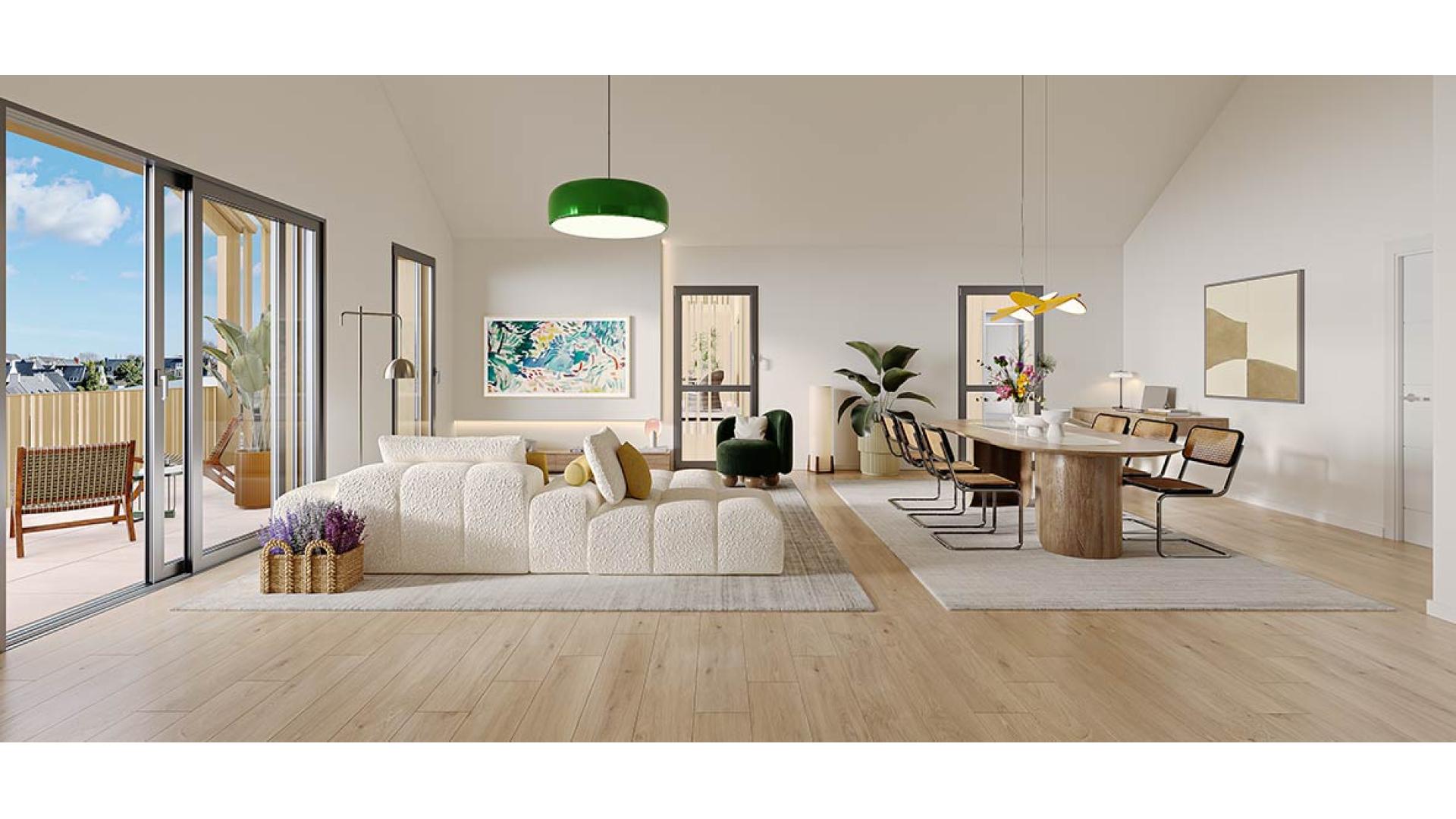 Programme neuf Vannes — Cette nouvelle résidence propose des appartements de type T3, offrant des surfaces généreuses d’envi... à Vannes — éligible PTZ