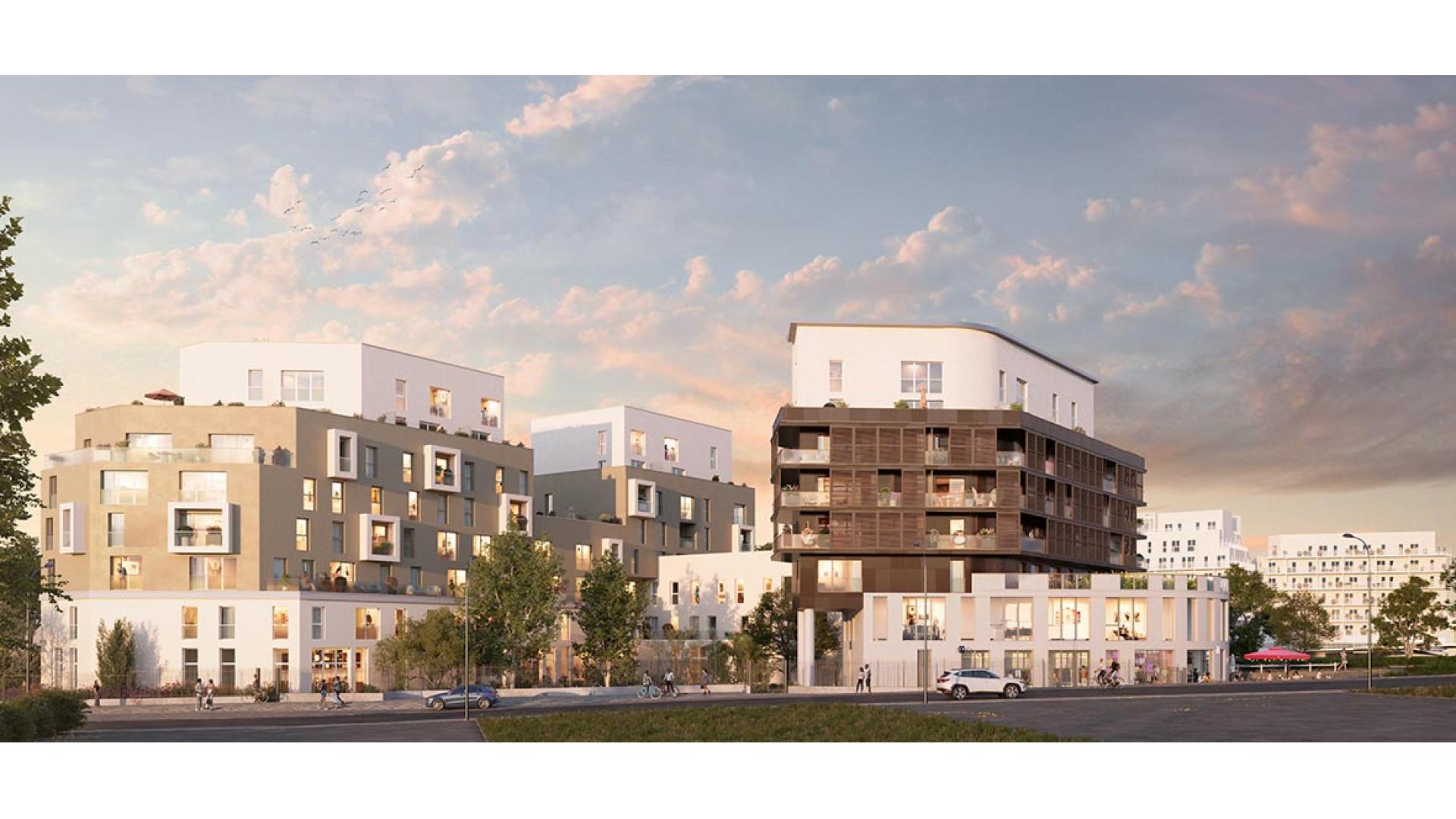 Programme neuf Noisy-le-Sec — Située dans un environnement urbain recherché, cette nouvelle résidence propose une sélection d'appa... à Noisy-le-Sec — éligible PTZ