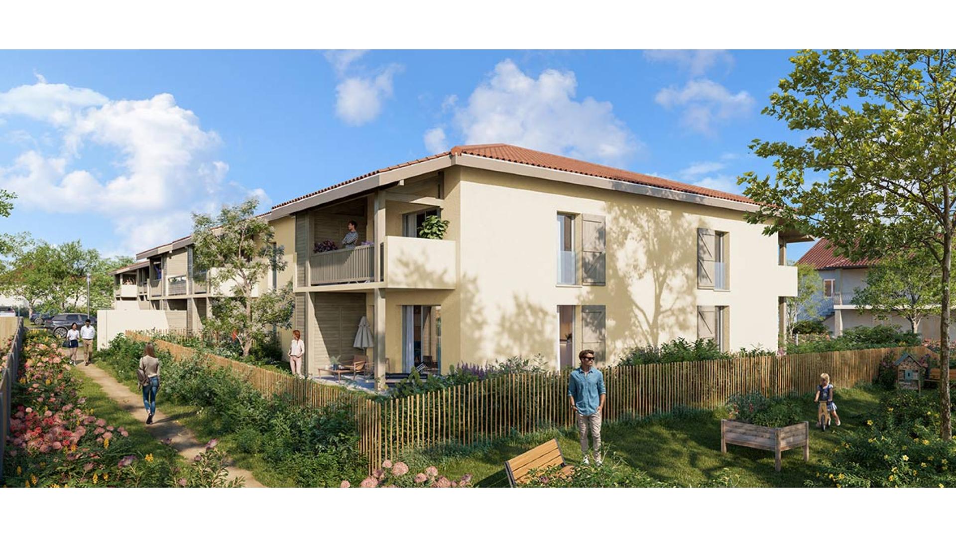 Programme neuf Dax — Au sein d’un environnement paisible, cette nouvelle réalisation propose des appartements de type T4 ... à Dax — éligible PTZ
