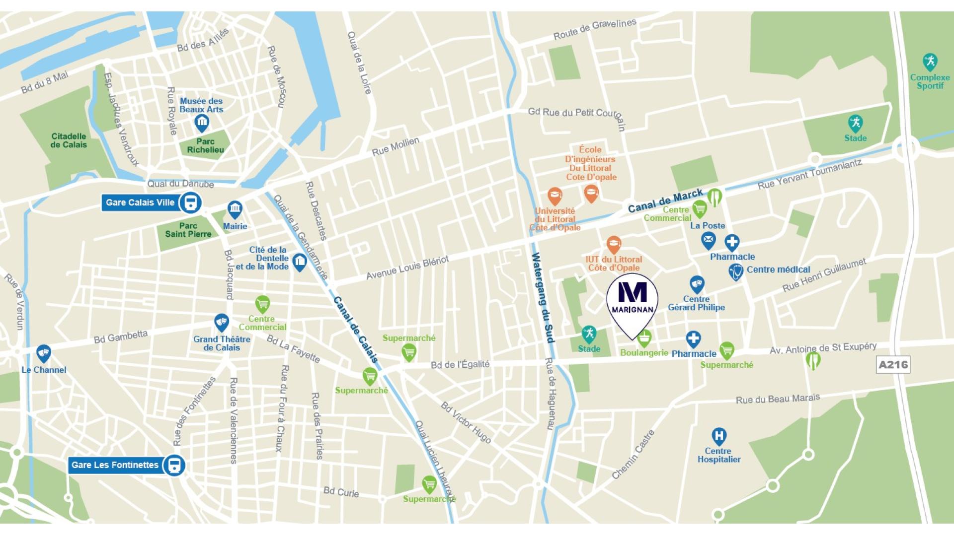 Calais — Située au cœur de Calais, cette nouvelle résidence s’adresse aux étudiants et jeunes actifs en quête... - photo 2