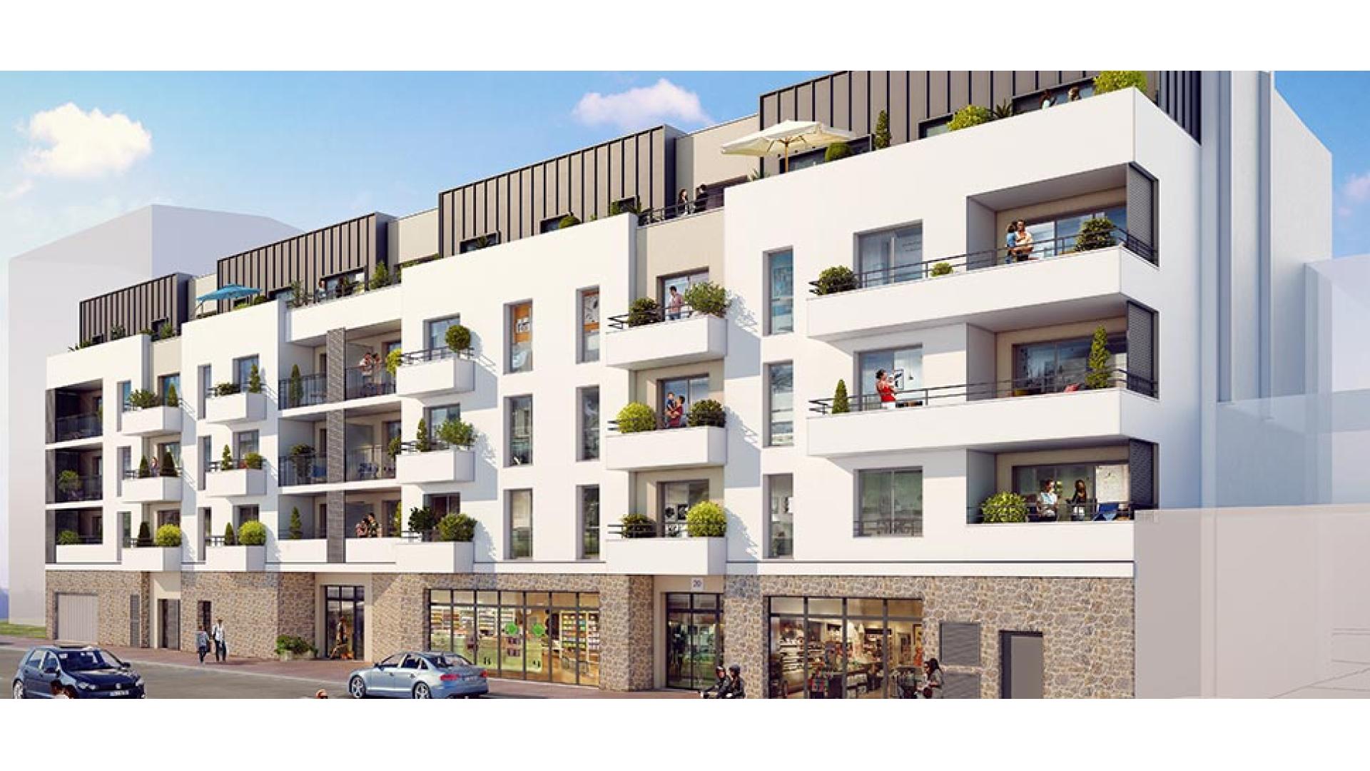 Programme neuf Drancy — Dotée d’une architecture contemporaine et élégante, cette résidence à taille humaine s’intègre harmo... à Drancy — éligible PTZ