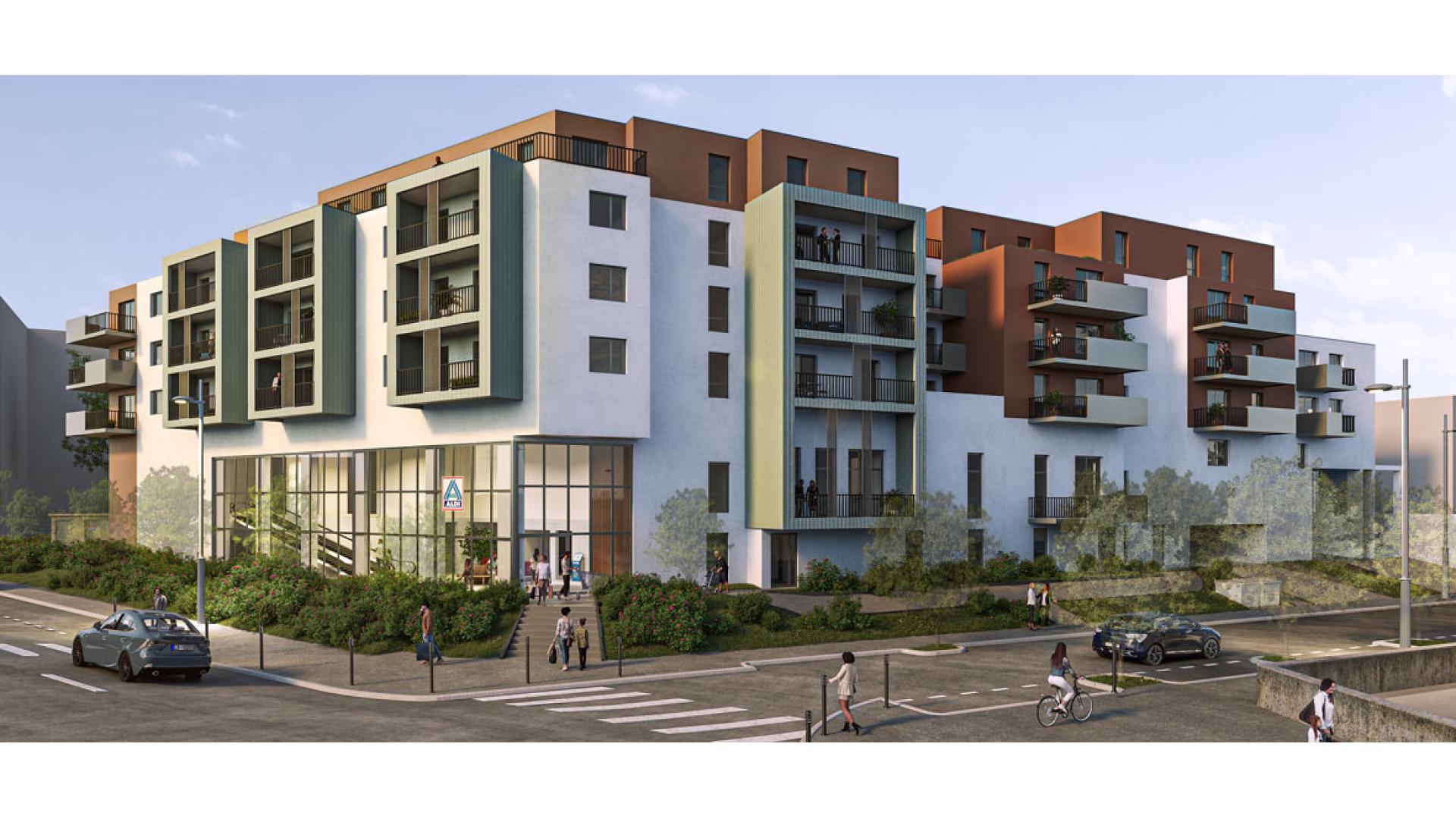 Programme neuf Clermont-Ferrand — Située dans un cadre paisible, cette nouvelle résidence propose des appartements contemporains allan... à Clermont-Ferrand — éligible PTZ